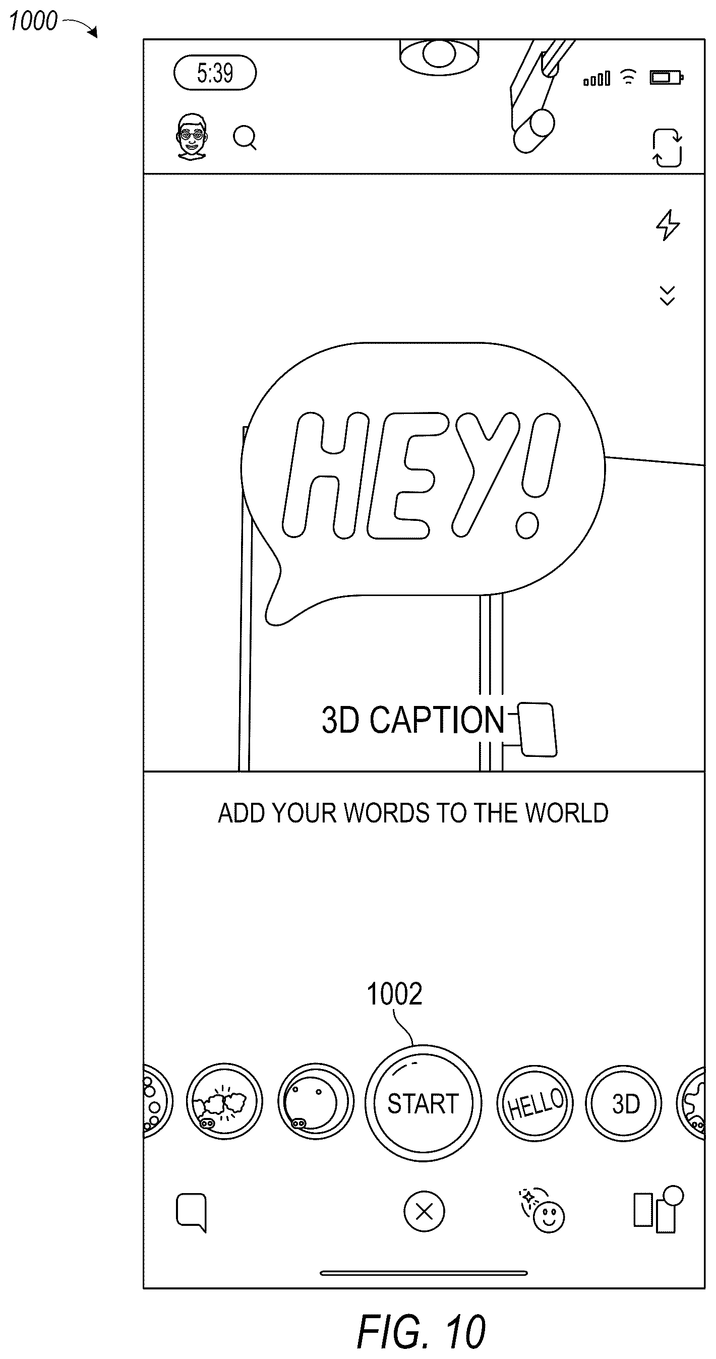 Patent US12106441 Figure 10 – Rendering 3D captions within real-world environments