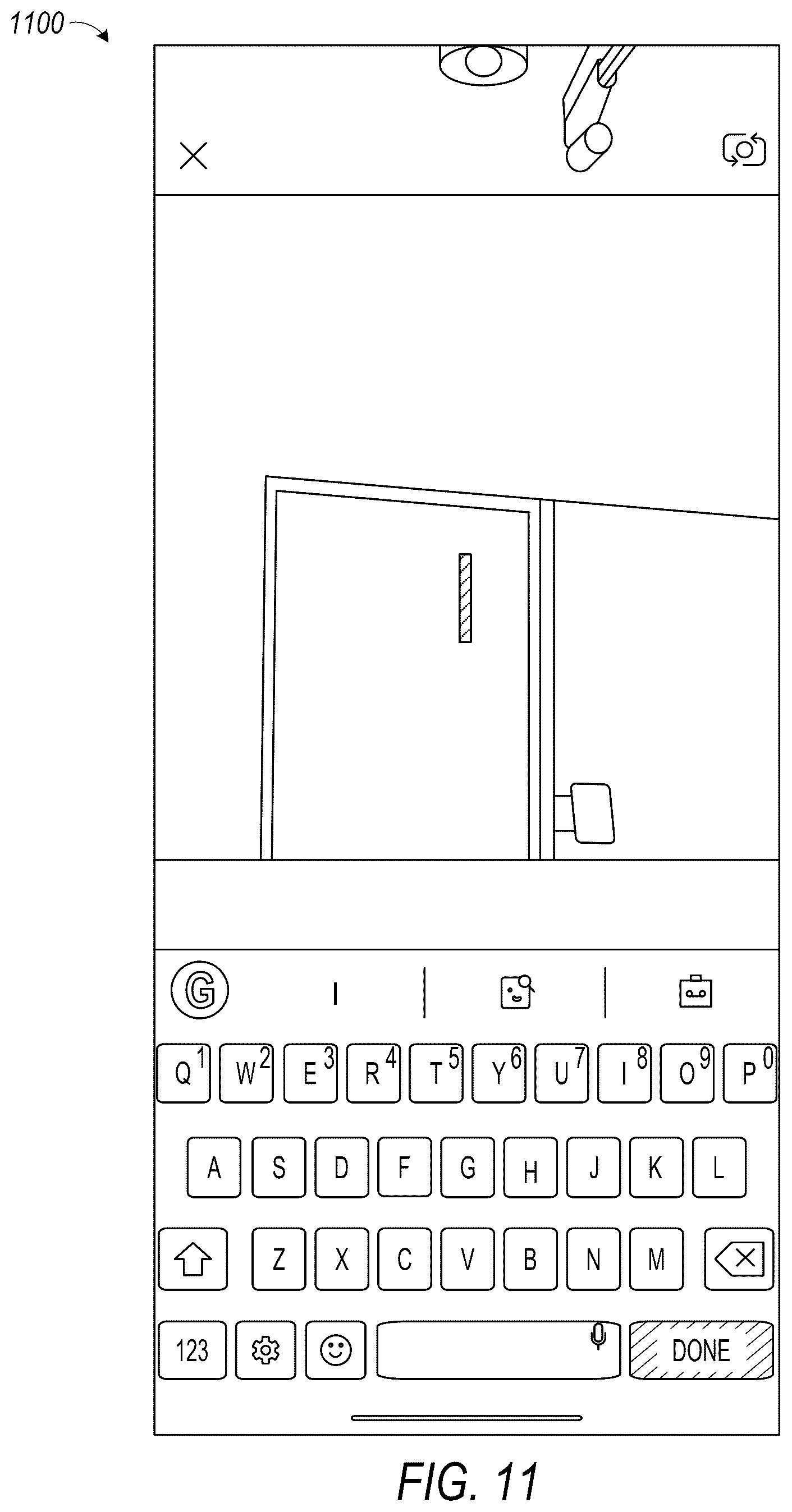 Patent US12106441 Figure 11 – Rendering 3D captions within real-world environments