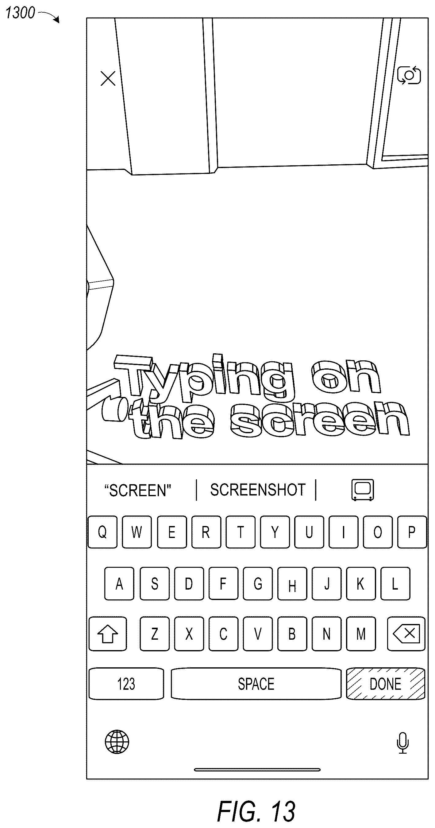 Patent US12106441 Figure 13 – Rendering 3D captions within real-world environments