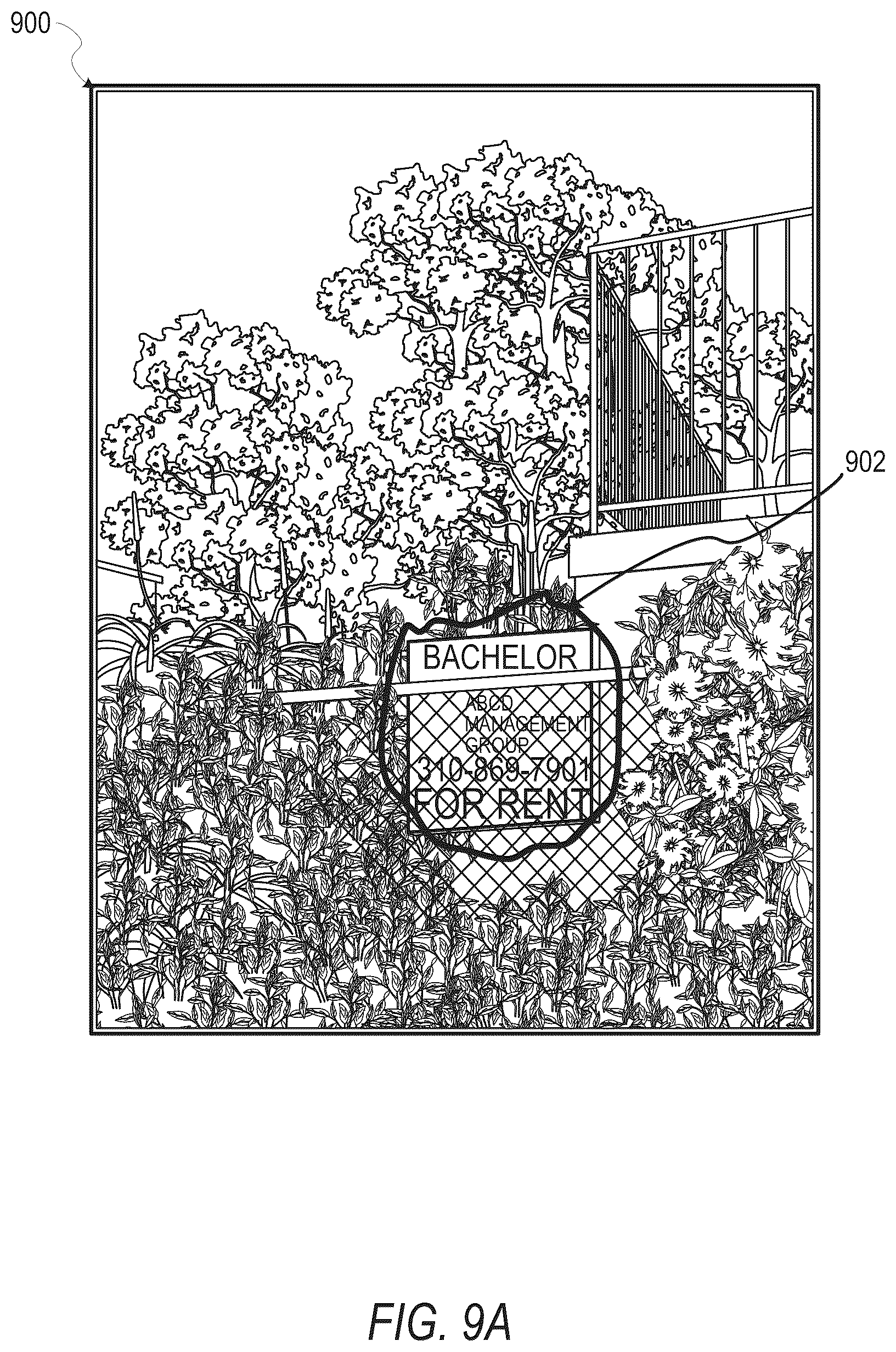 Patent US12106445 Figure 9 – Automatic image inpainting