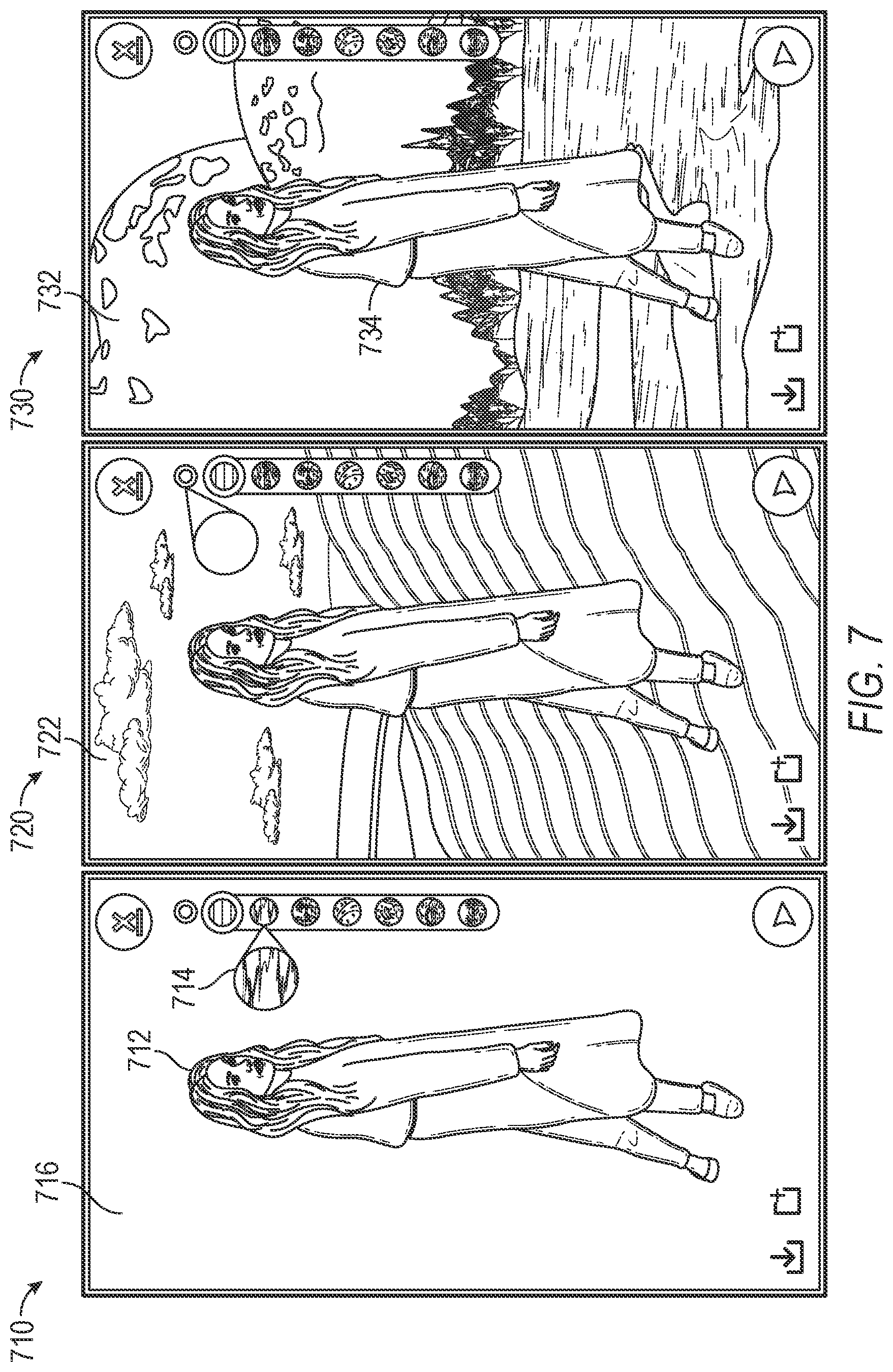 Patent US12106486 Figure 7 – Whole body visual effects