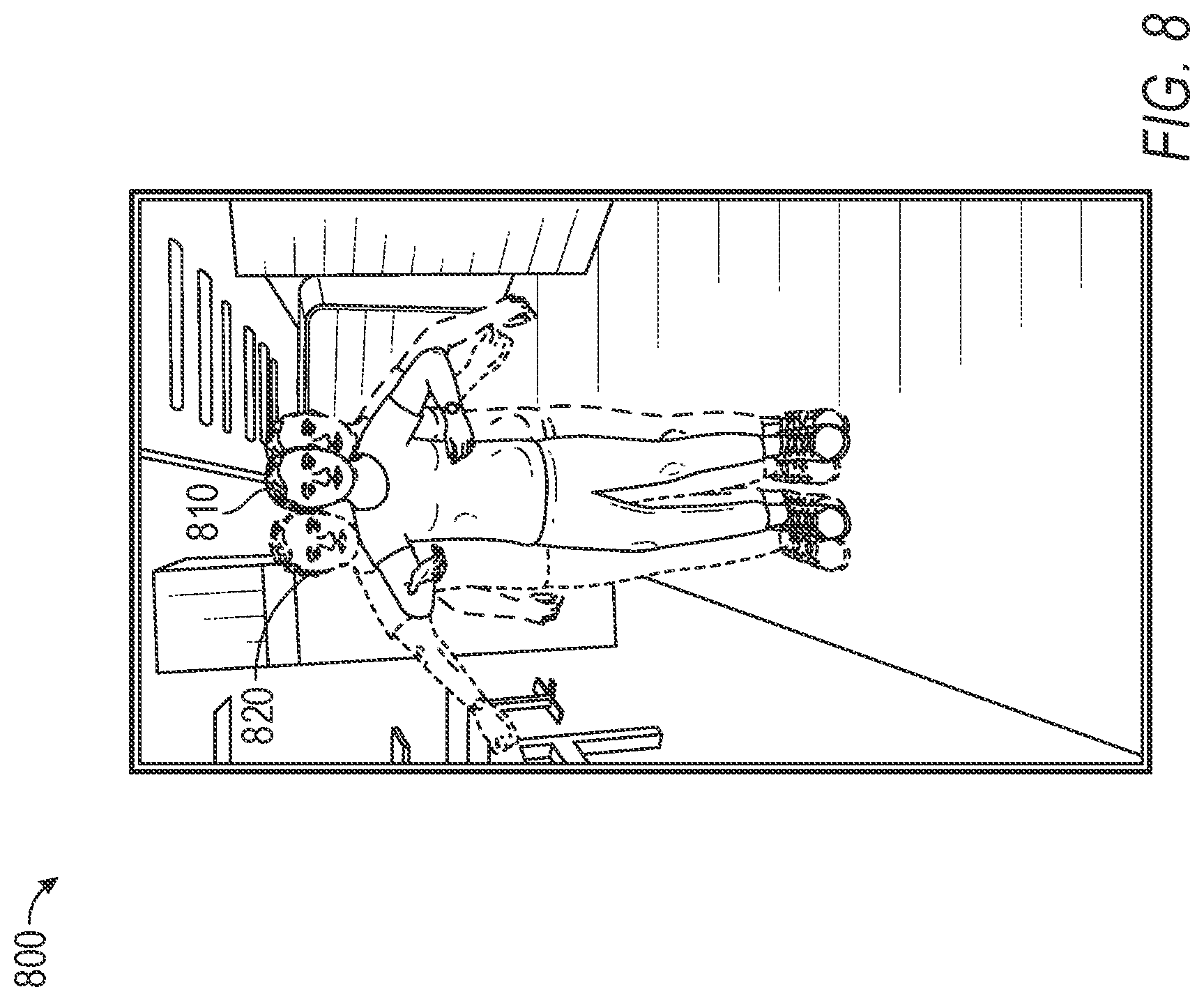 Patent US12106486 Figure 8 – Whole body visual effects