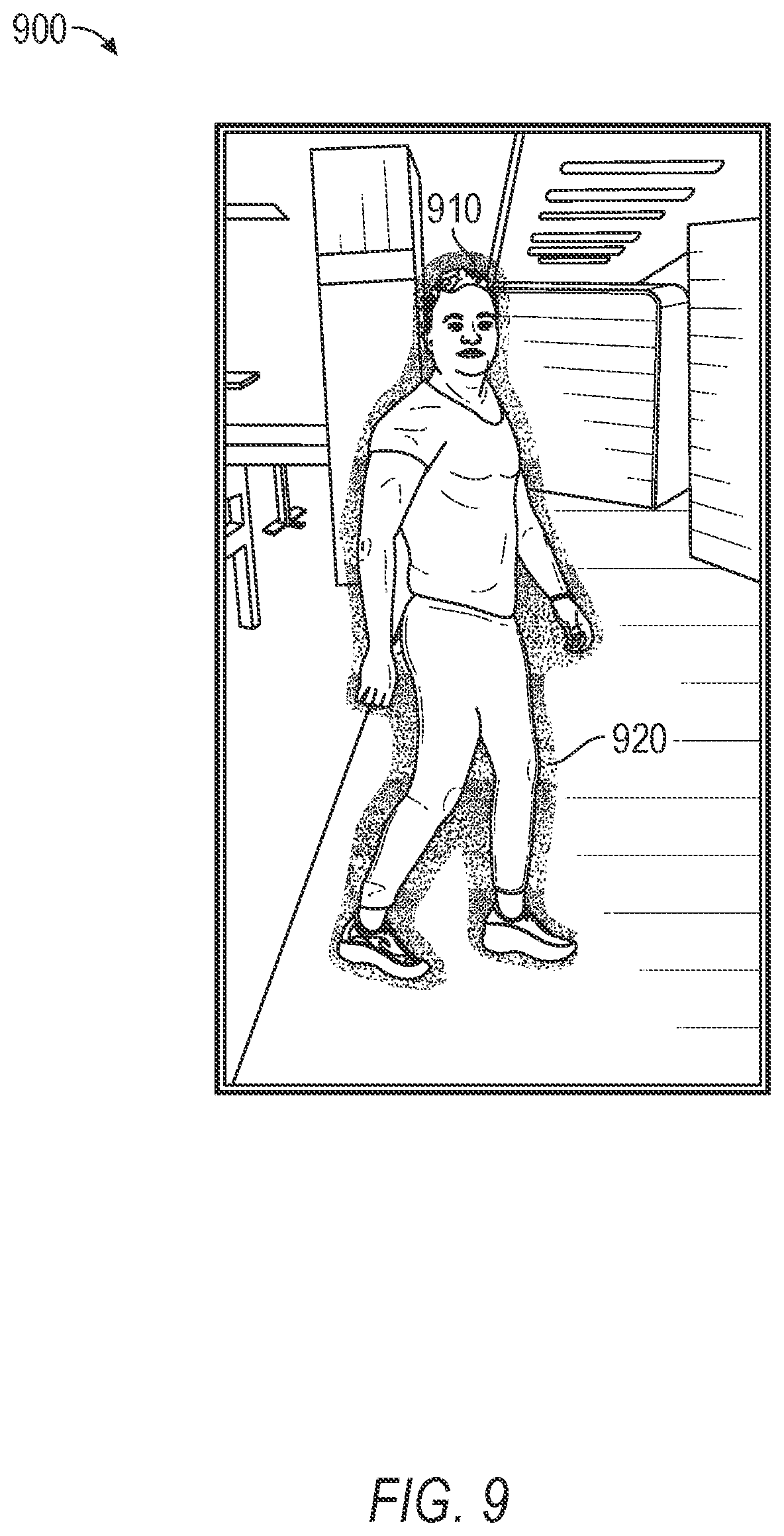Patent US12106486 Figure 9 – Whole body visual effects