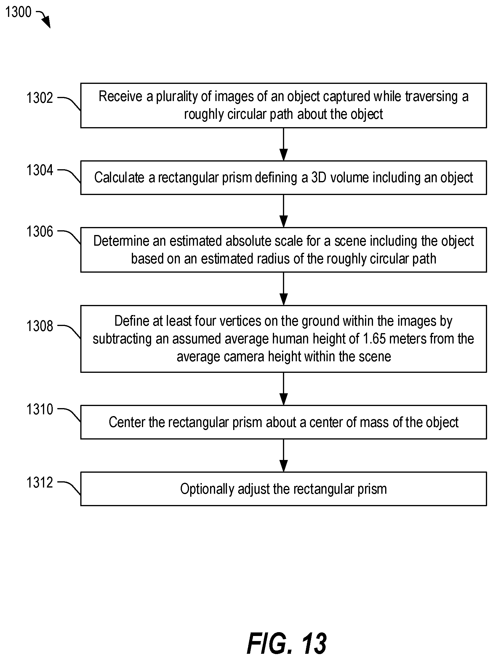 Patent US12106495 Figure 13 – Three-dimensional stabilized 360-degree composite image capture