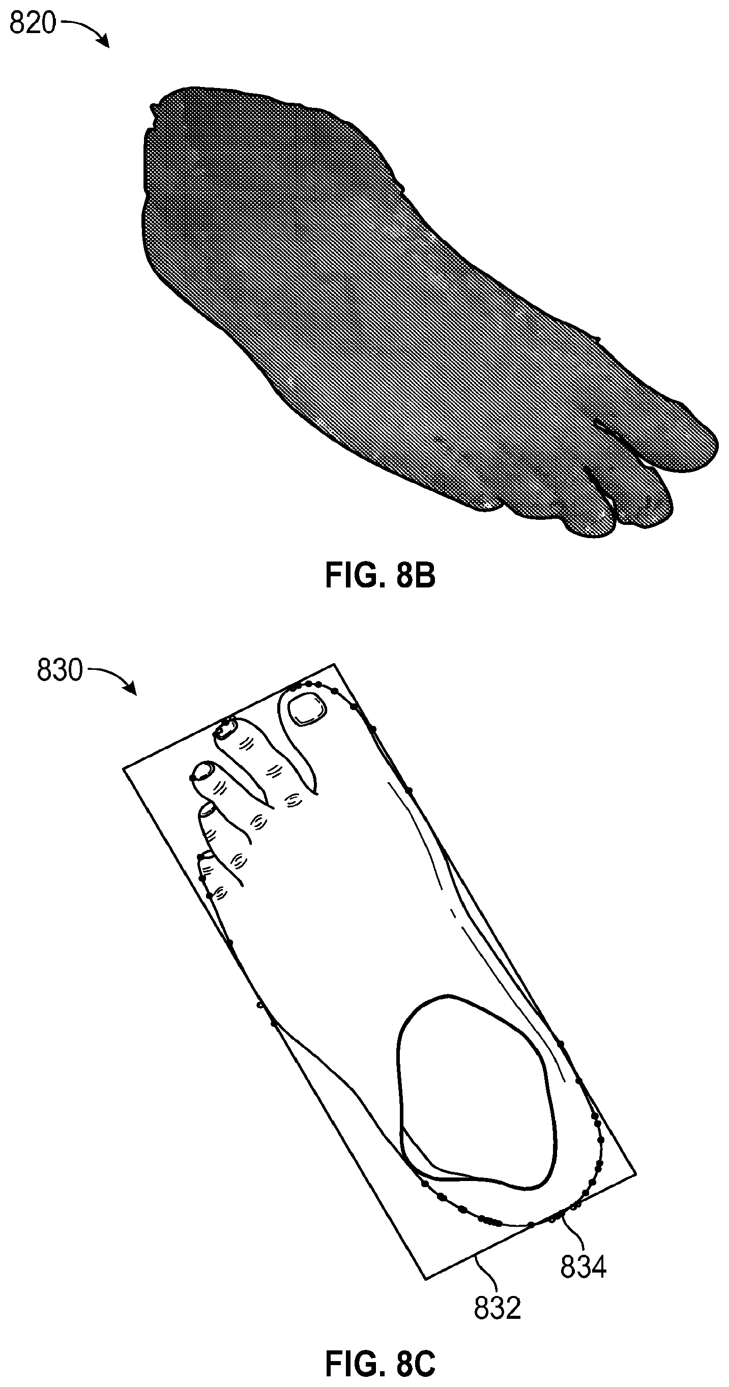Patent US12106503 Figure 8 – System and method for mobile 3D scanning and measurement