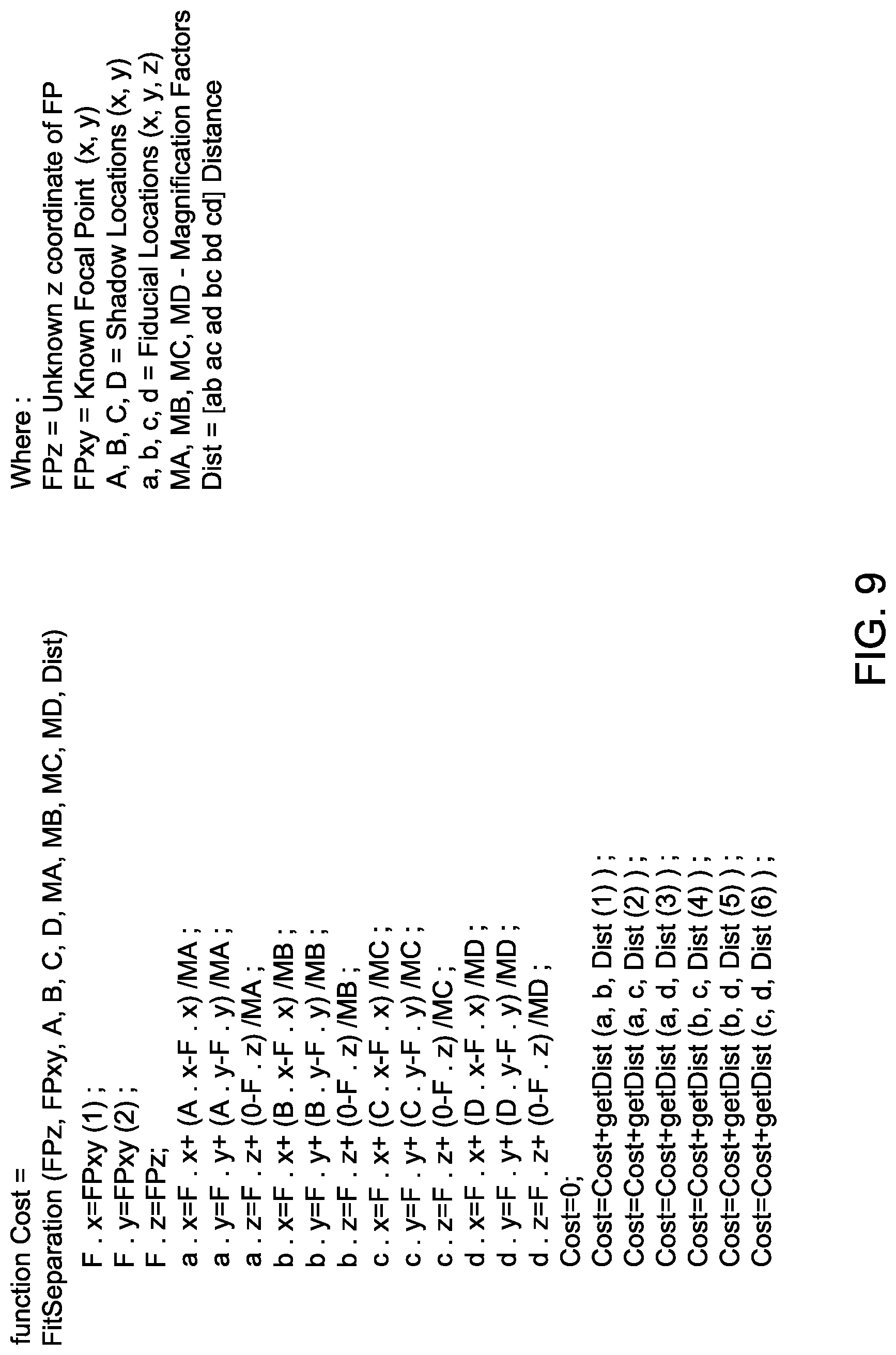 Patent US12106515 Figure 12 – Monoscopic radiographic image and three-dimensional model registration methods and systems