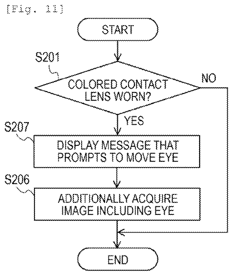 Patent US12106530 Figure 8 – Iris recognition system, iris recognition method, and storage medium