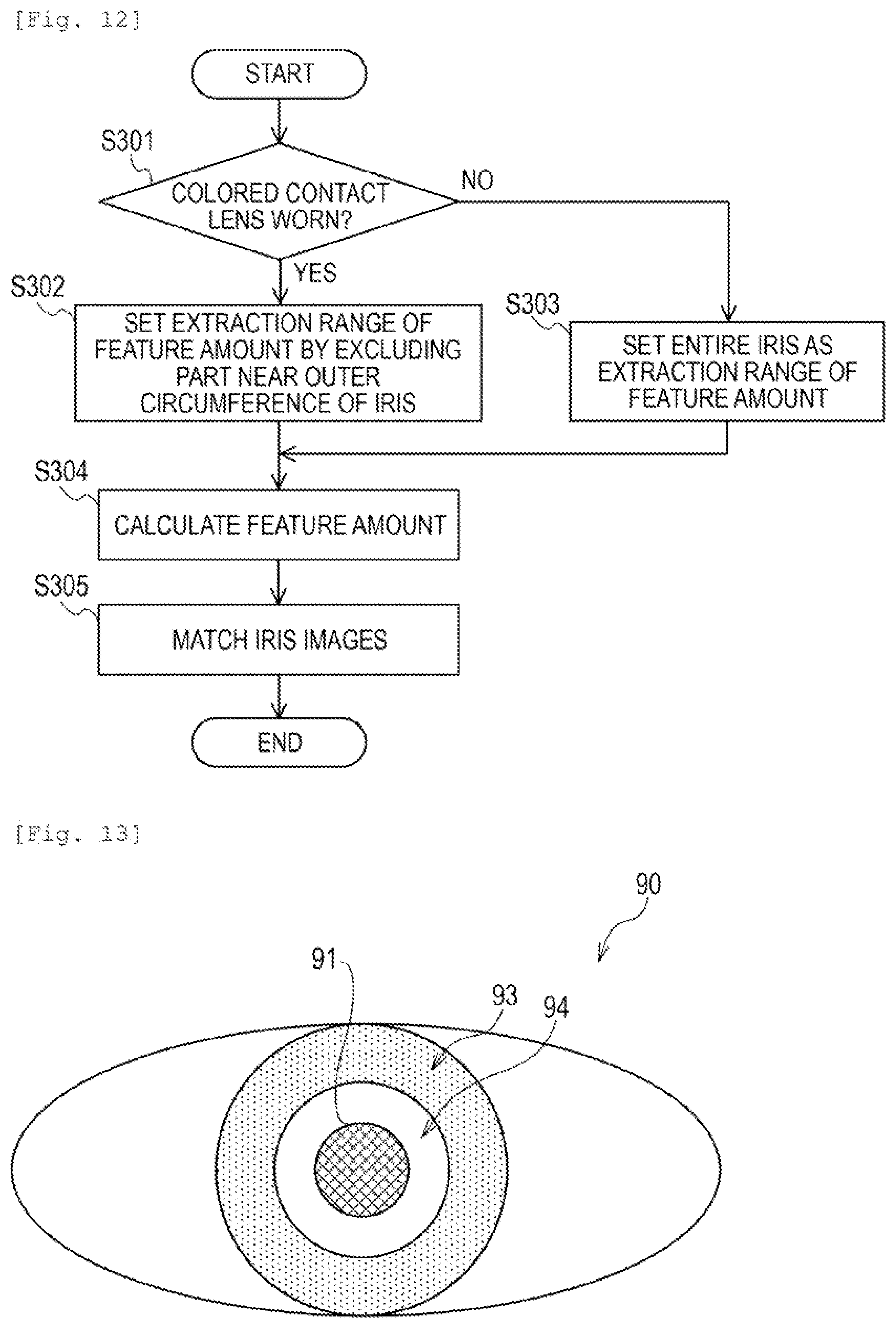 Patent US12106530 Figure 9 – Iris recognition system, iris recognition method, and storage medium
