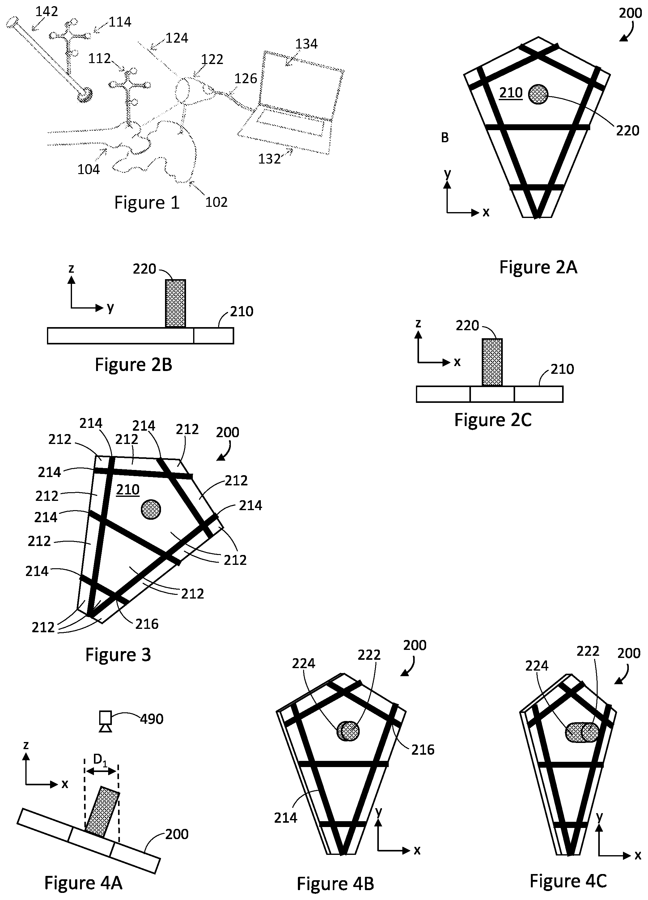 Patent US12106542 Figure 1 – Targets for tracking, and systems and methods for tracking the targets