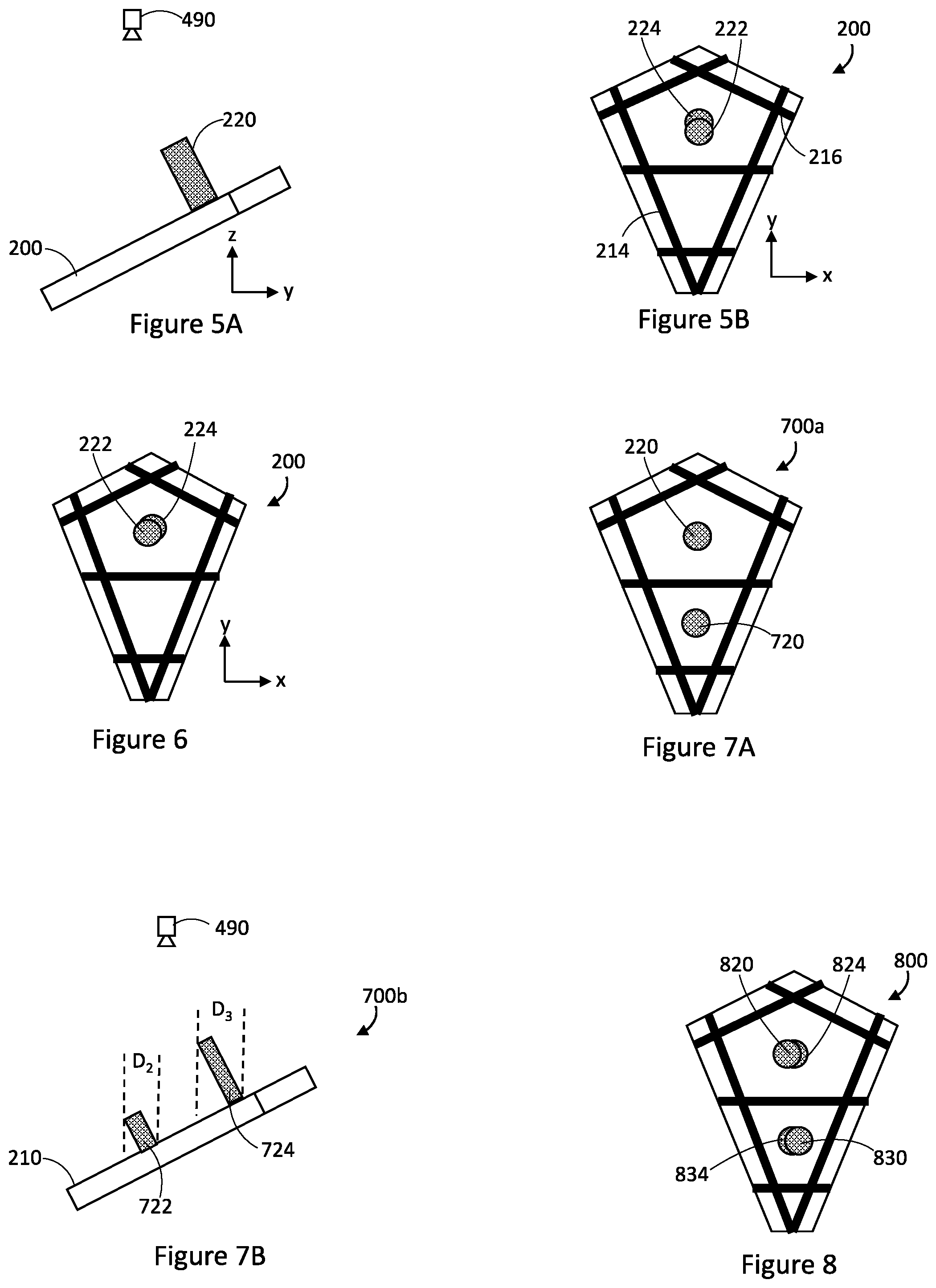 Patent US12106542 Figure 2 – Targets for tracking, and systems and methods for tracking the targets