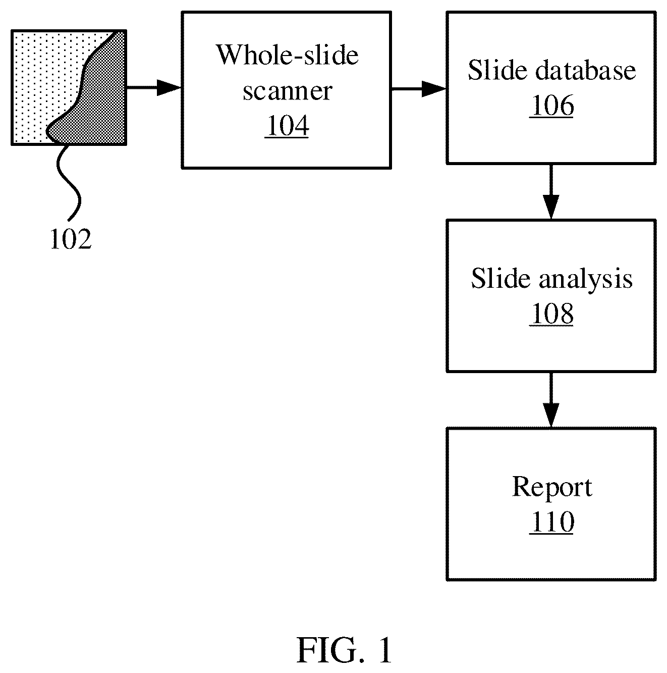 Patent US12106550 — Cell nuclei classification with artifact area avoidance — Figure 1
