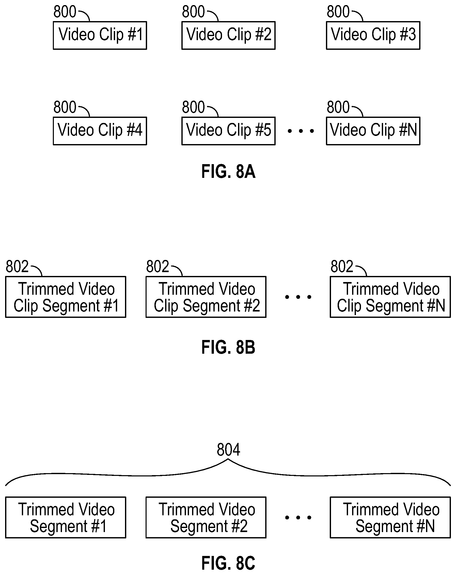 Patent US12106565 Figure 11 – Video highlights with user trimming