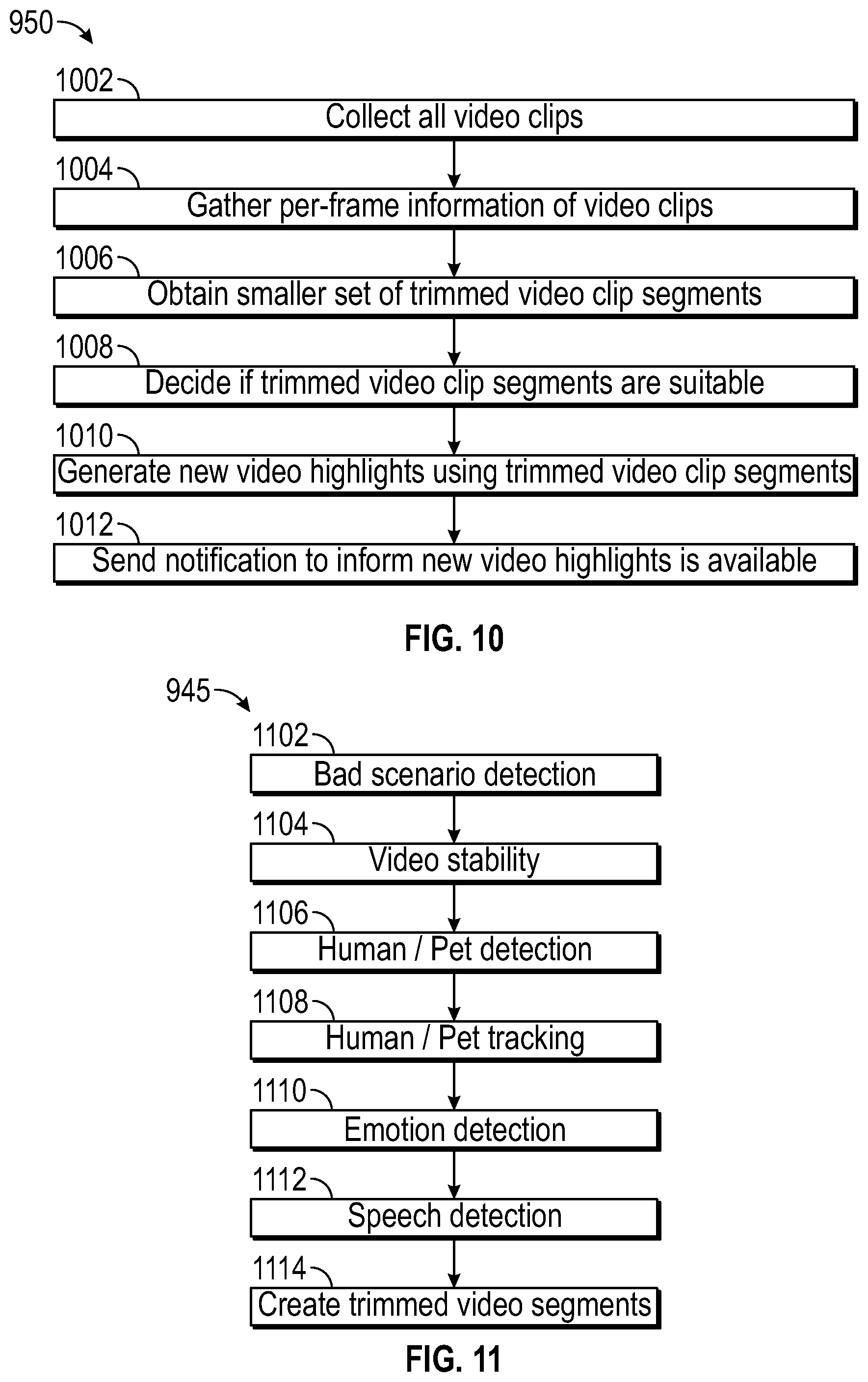 Patent US12106565 Figure 13 – Video highlights with user trimming