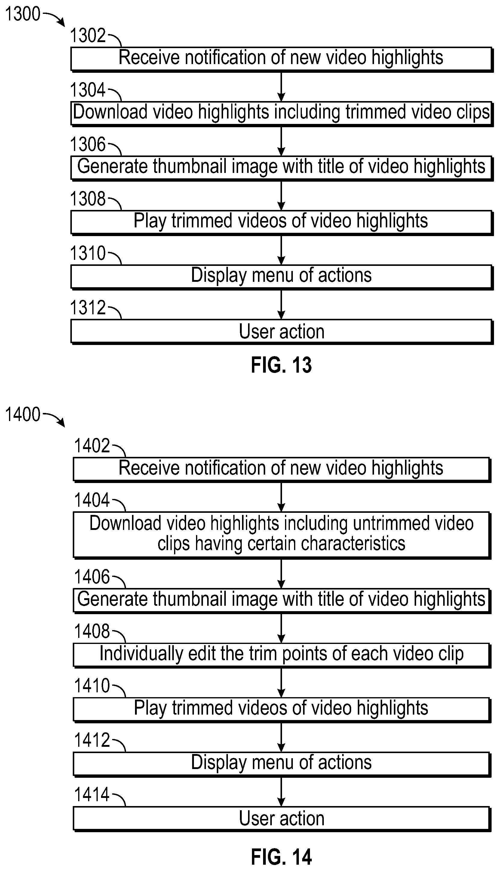 Patent US12106565 Figure 15 – Video highlights with user trimming