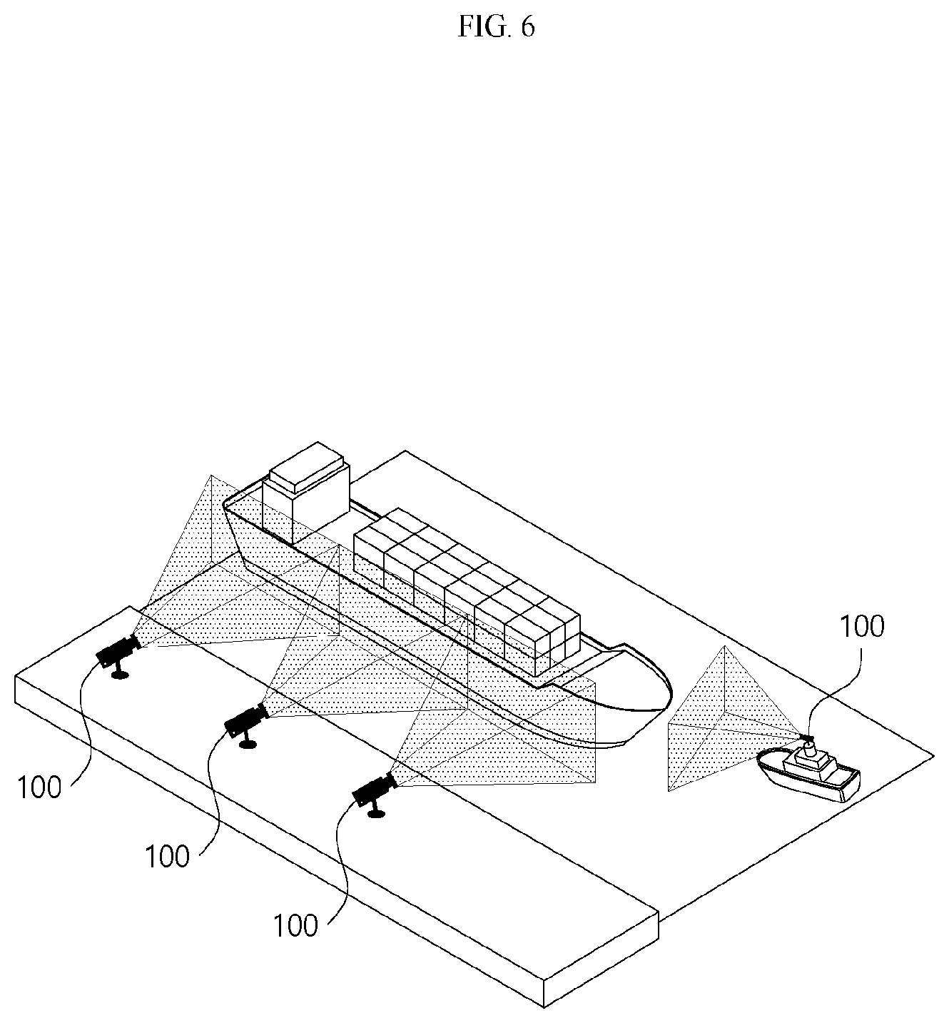 Patent US12106573 Figure 6 – Method and device for monitoring port and ship in consideration of sea level