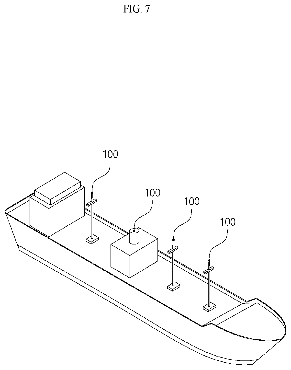 Patent US12106573 Figure 7 – Method and device for monitoring port and ship in consideration of sea level