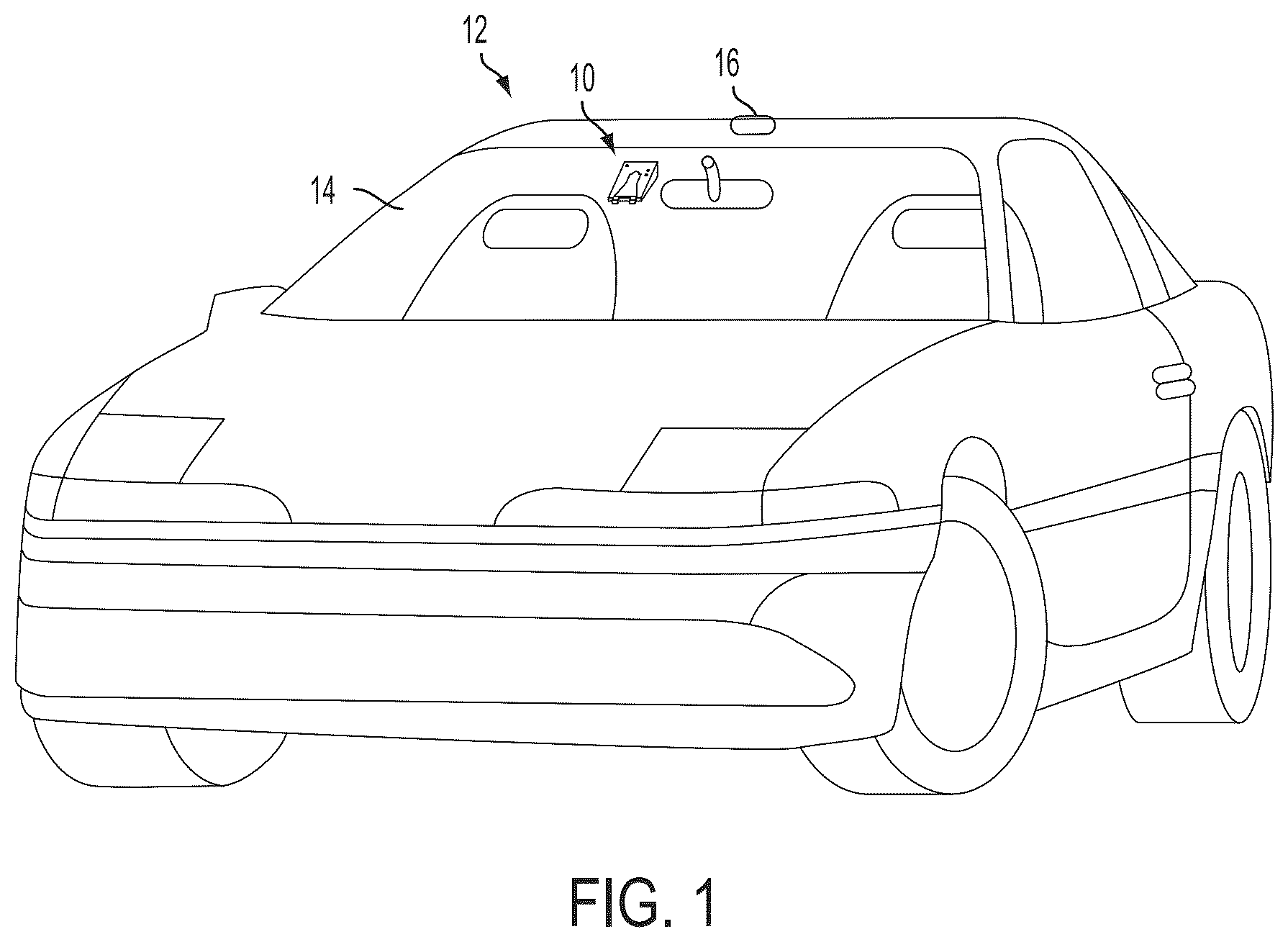 Patent US12106583 Figure 1 – Vehicular lane marker determination system with lane marker estimation based in part on a LIDAR sensing system