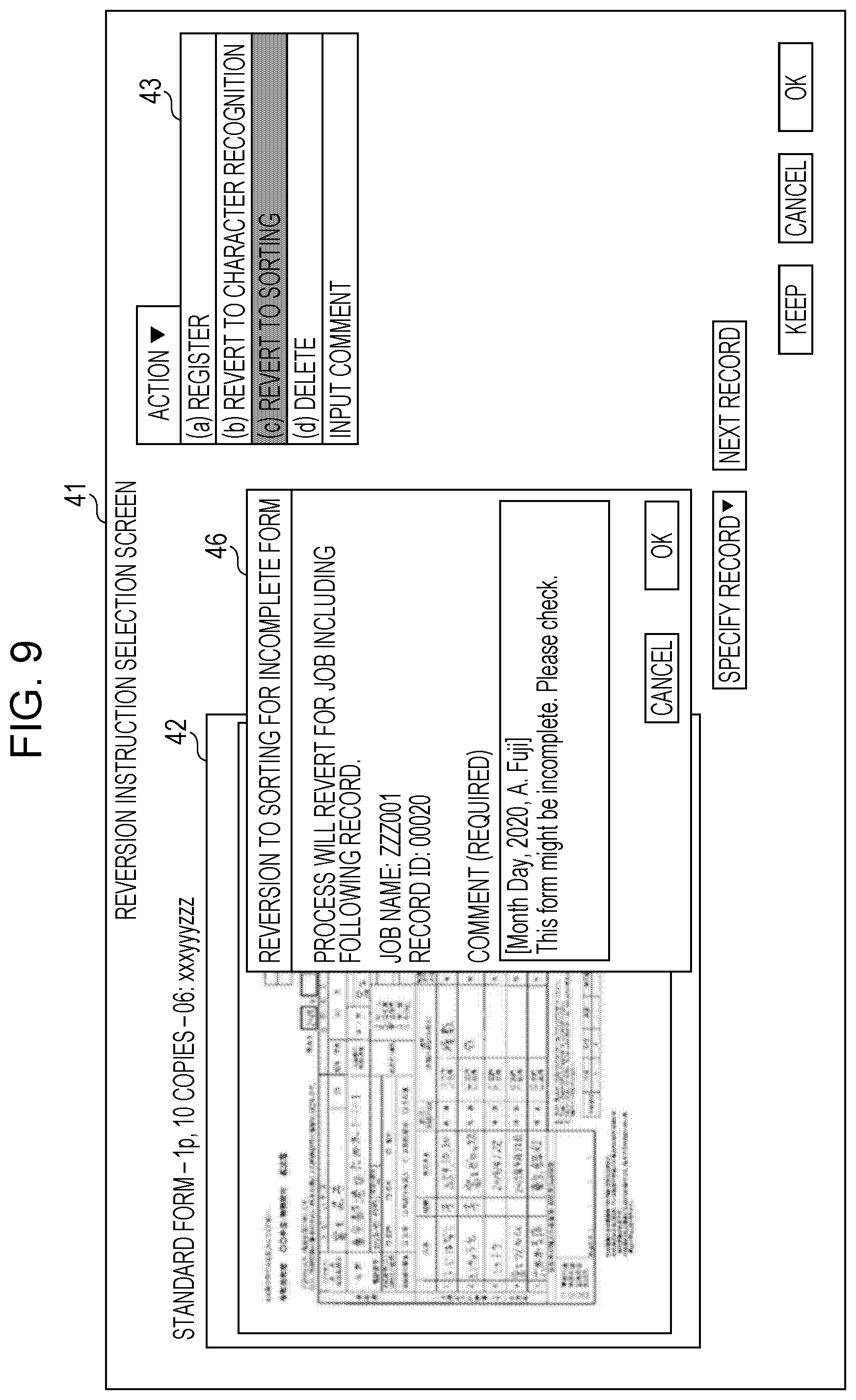 Patent US12106594 Figure 8 – Information processing apparatus and non-transitory computer readable medium