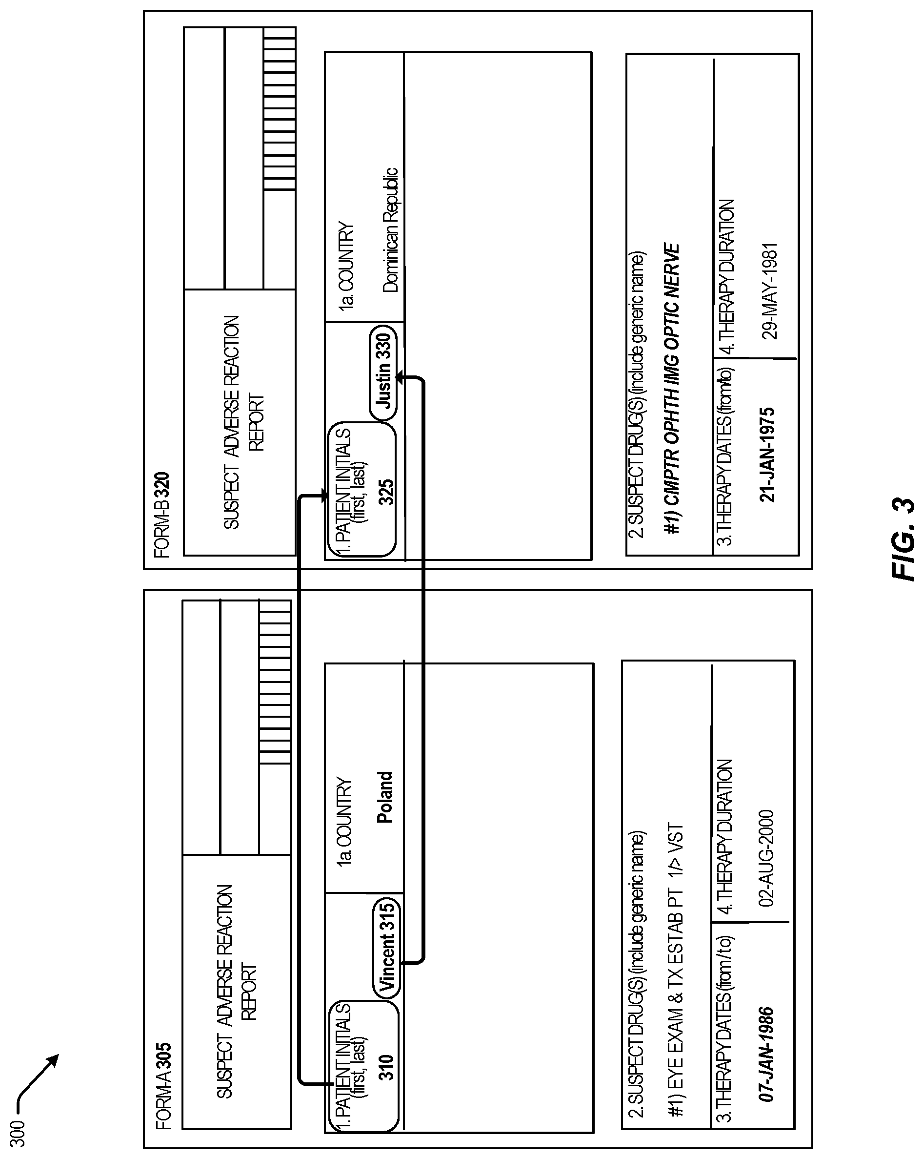Patent US12106595 Figure 3 – Pseudo labelling for key-value extraction from documents