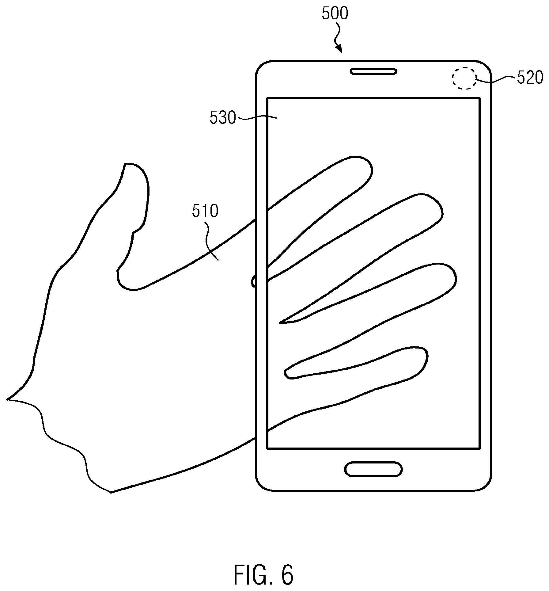 Patent US12106597 Figure 6 – Method for distinguishing a real three-dimensional object from a two-dimensional spoof of the real object