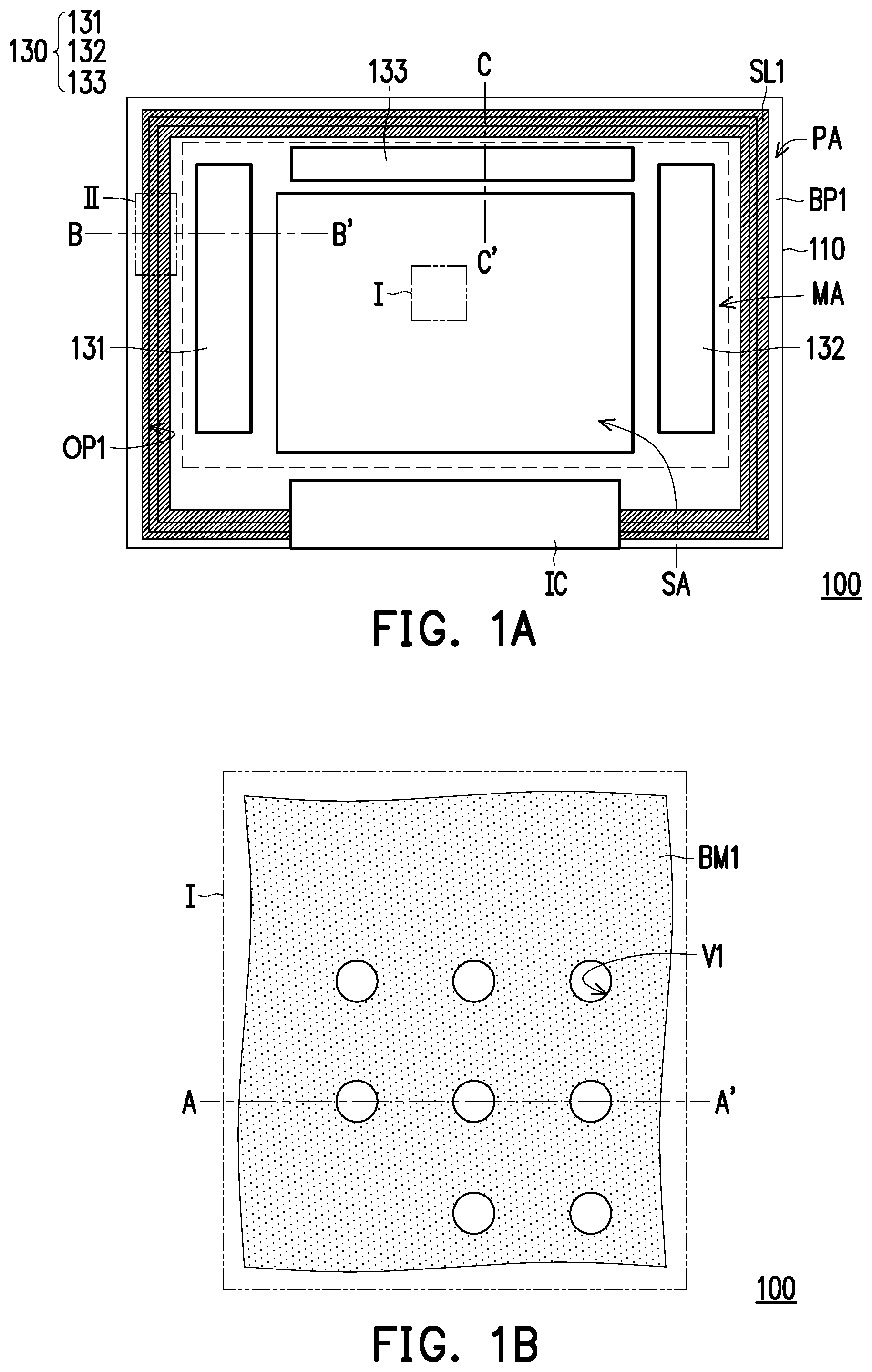 Patent US12106598 Figure 1 – Fingerprint sensing device