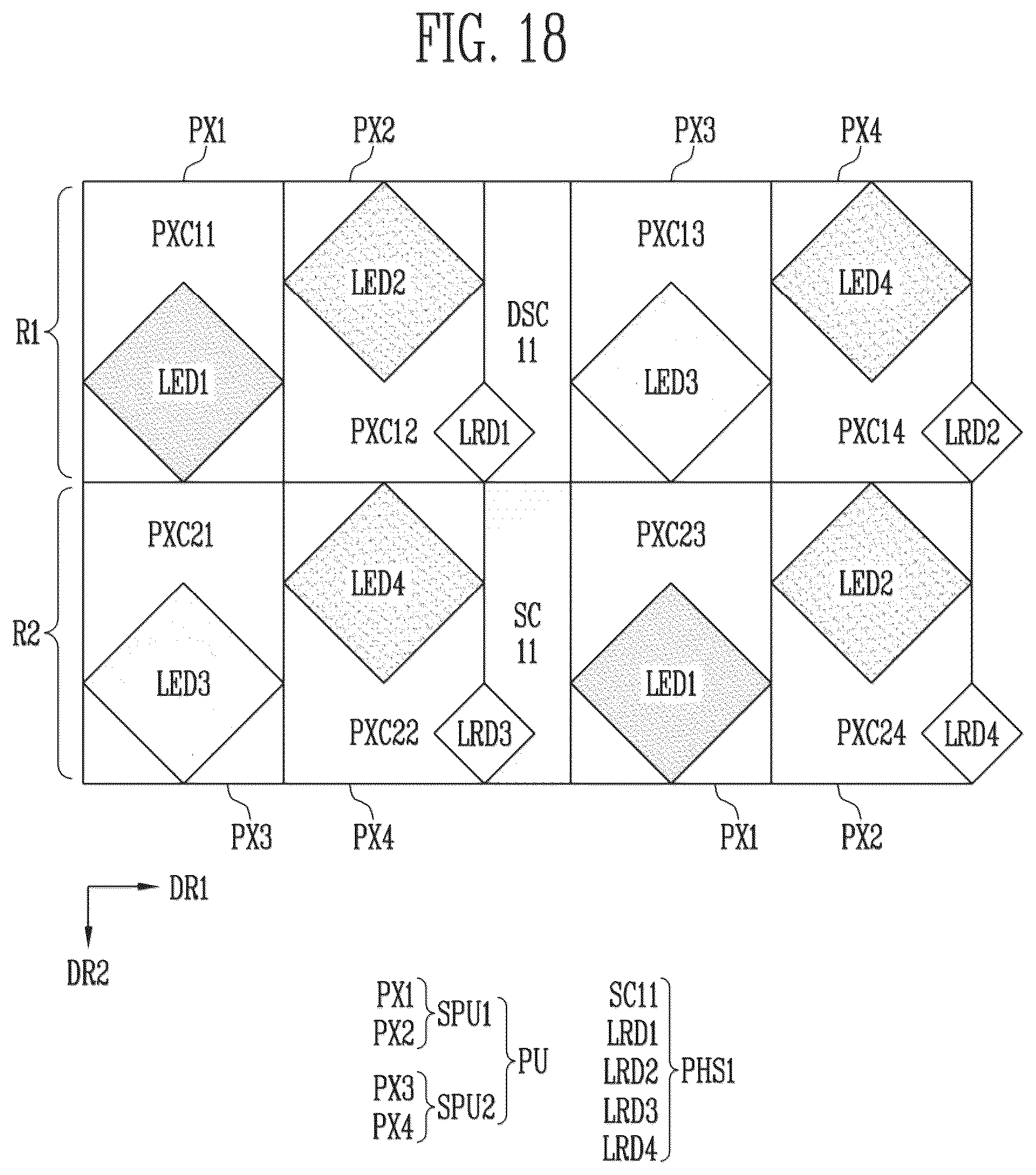 Patent US12106601 Figure 18 – Display device
