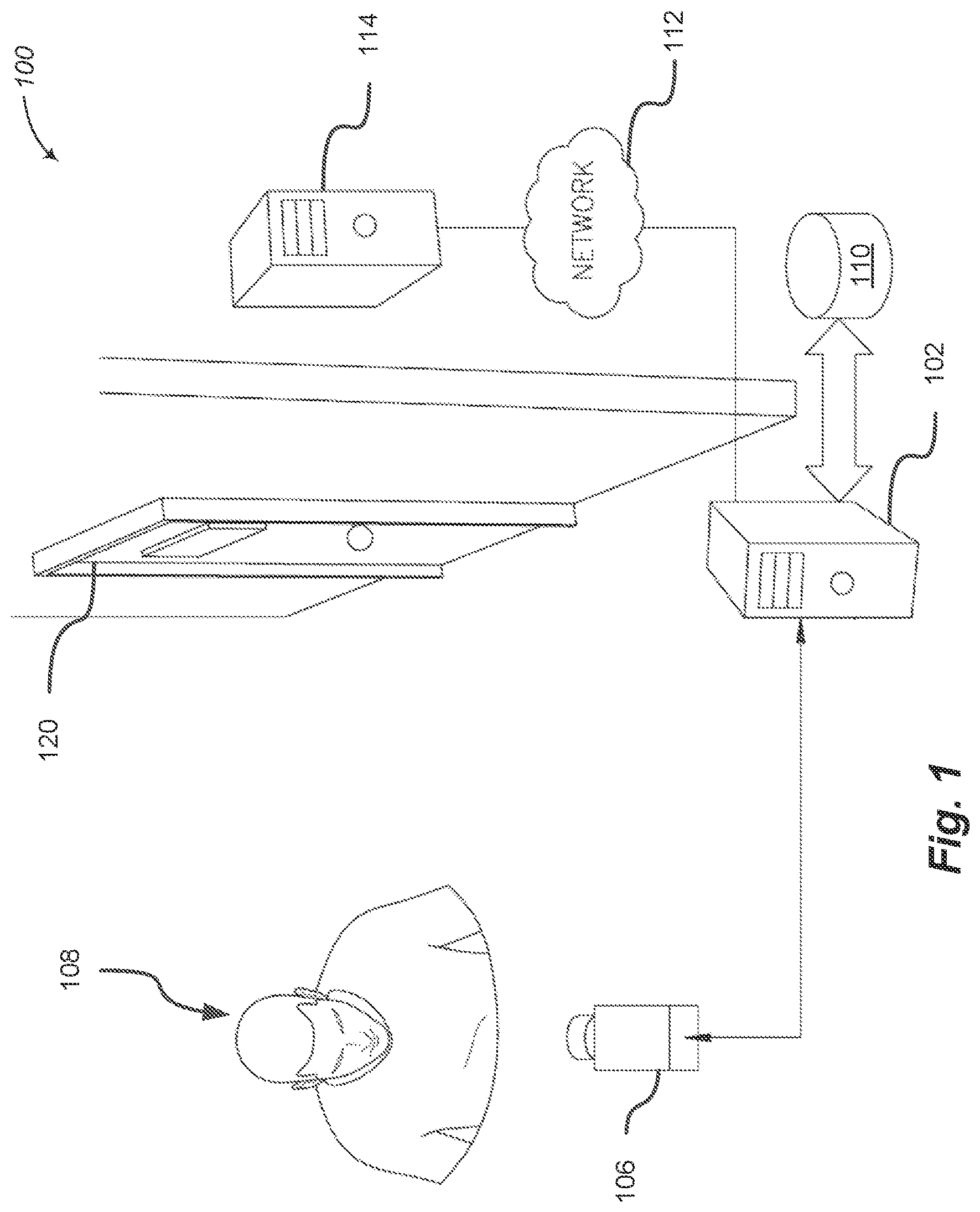 Patent US12106607 Figure 1 – Face liveness detection