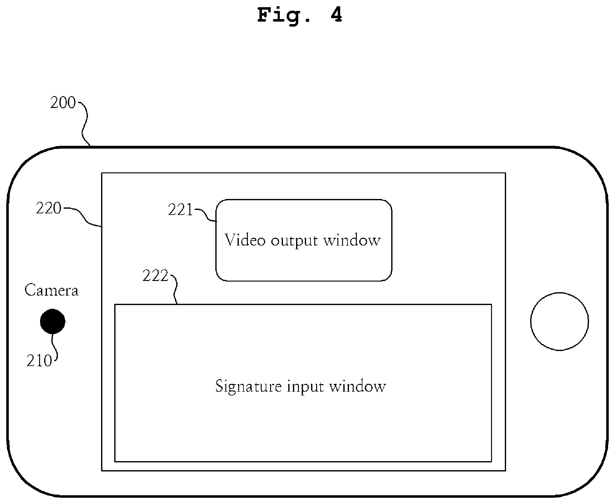 Patent US12106608 Figure 4 – Apparatus and method for user authentication based on face recognition and handwritten signature verification