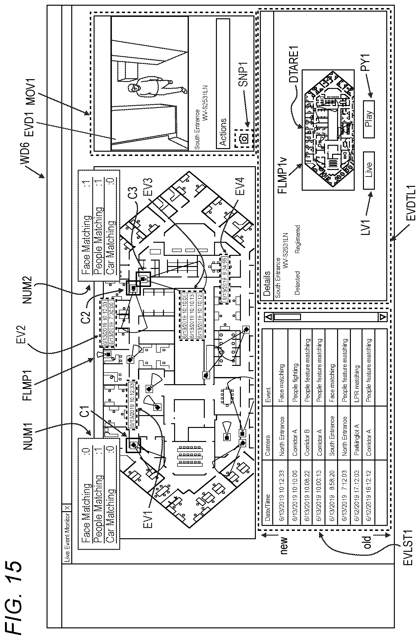 Patent US12106612 Figure 16 – Investigation assistance system and investigation assistance method