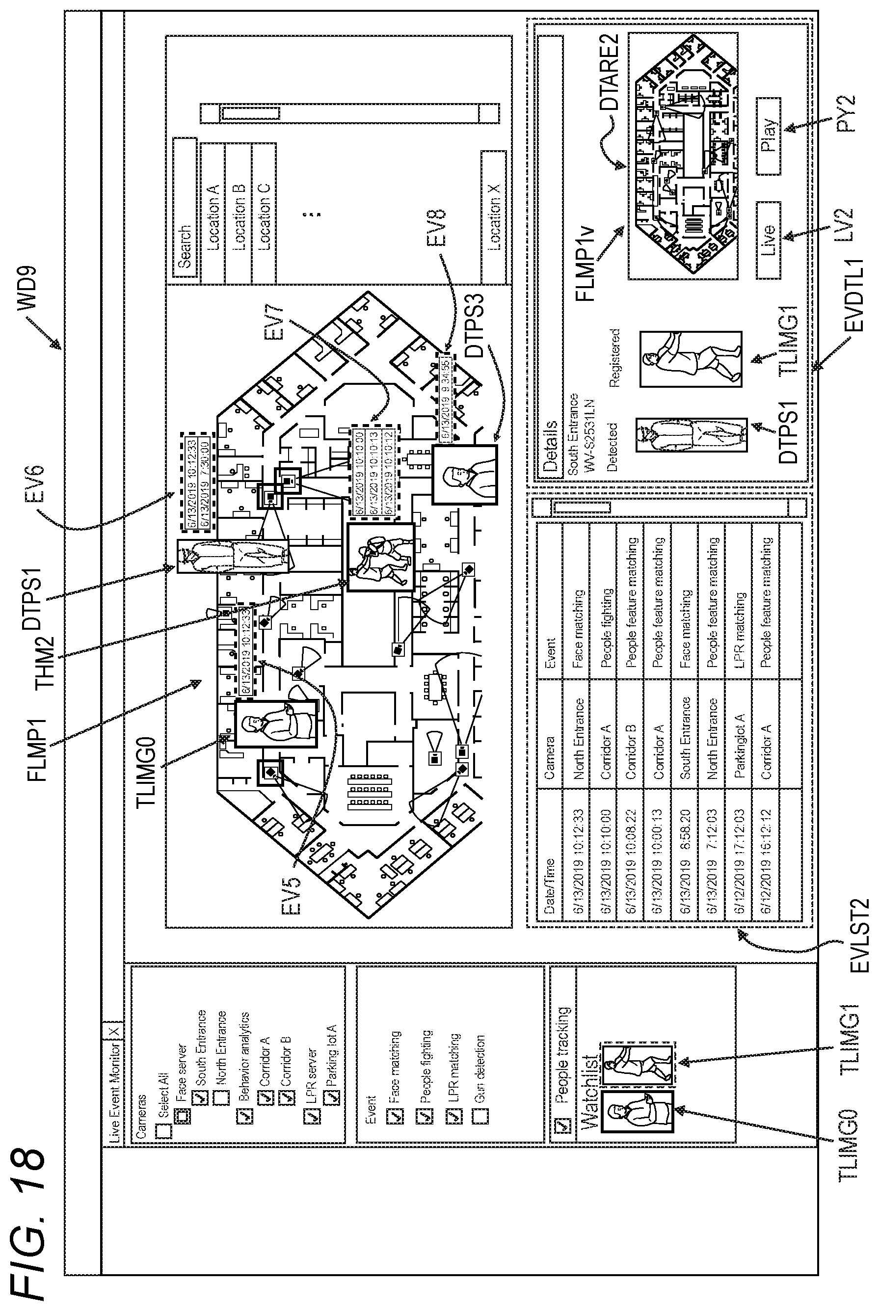Patent US12106612 Figure 19 – Investigation assistance system and investigation assistance method