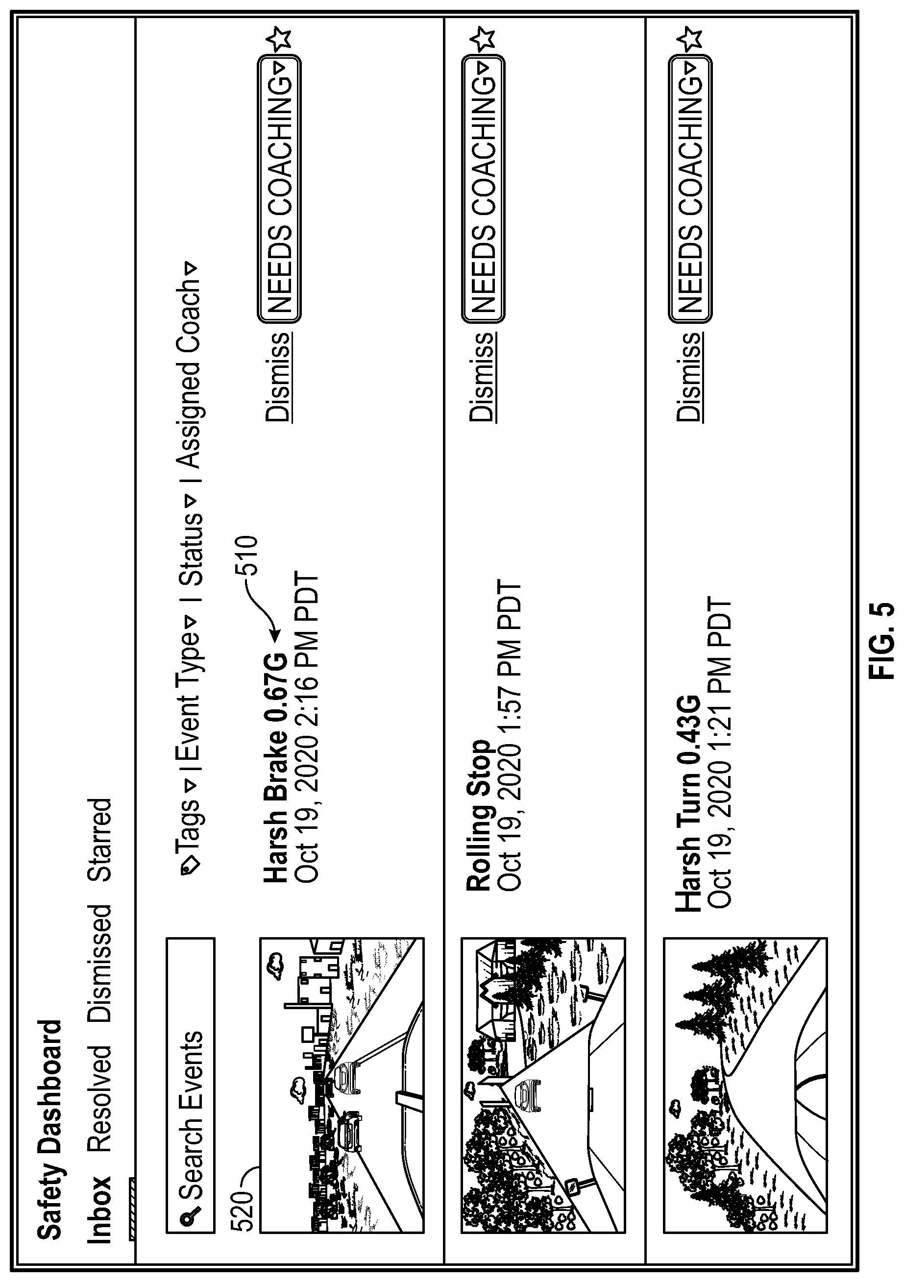 Patent US12106613 Figure 6 – Dynamic delivery of vehicle event data