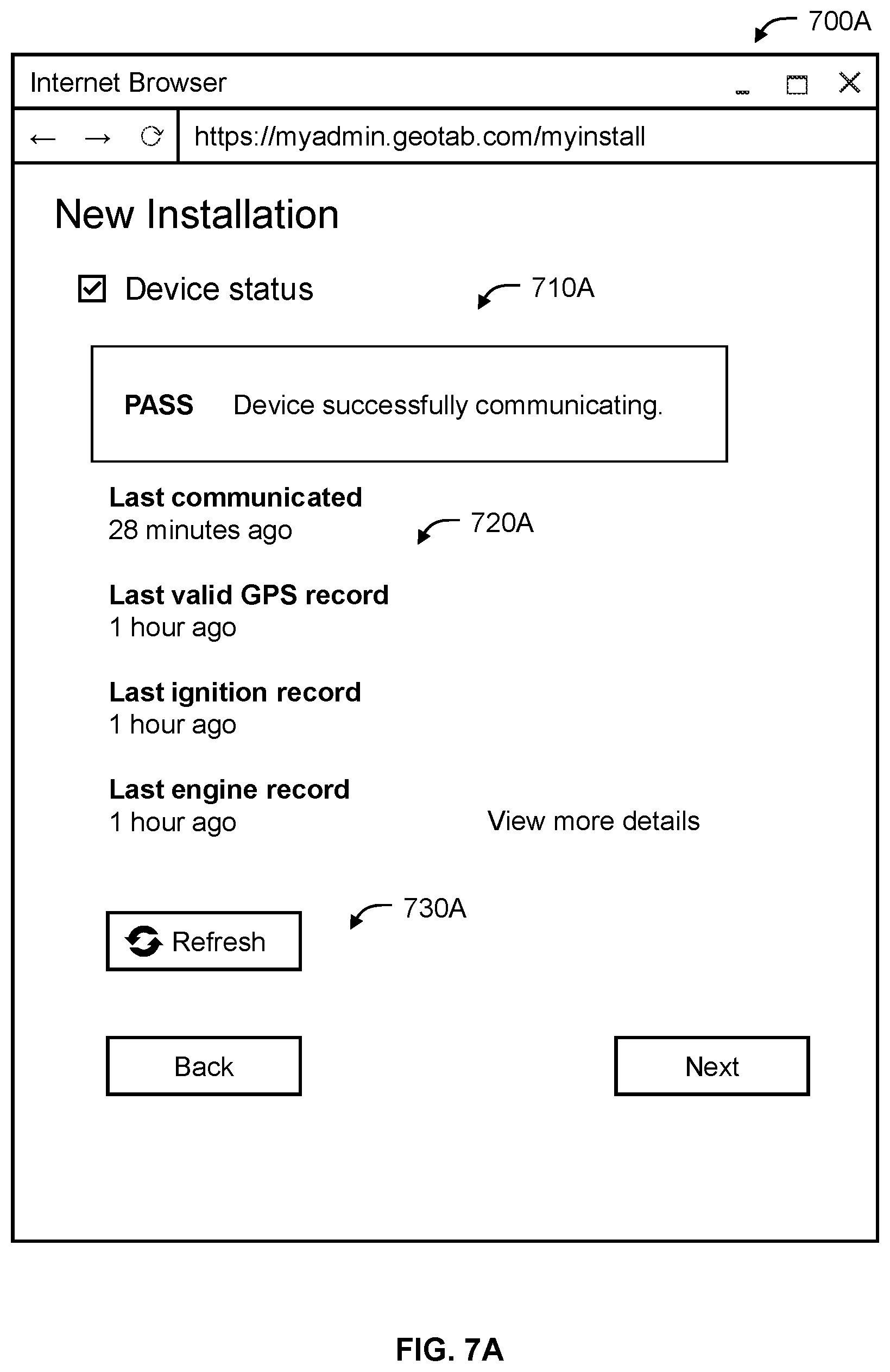 Patent US12106614 Figure 7 – Systems and methods for validating telematics device installations