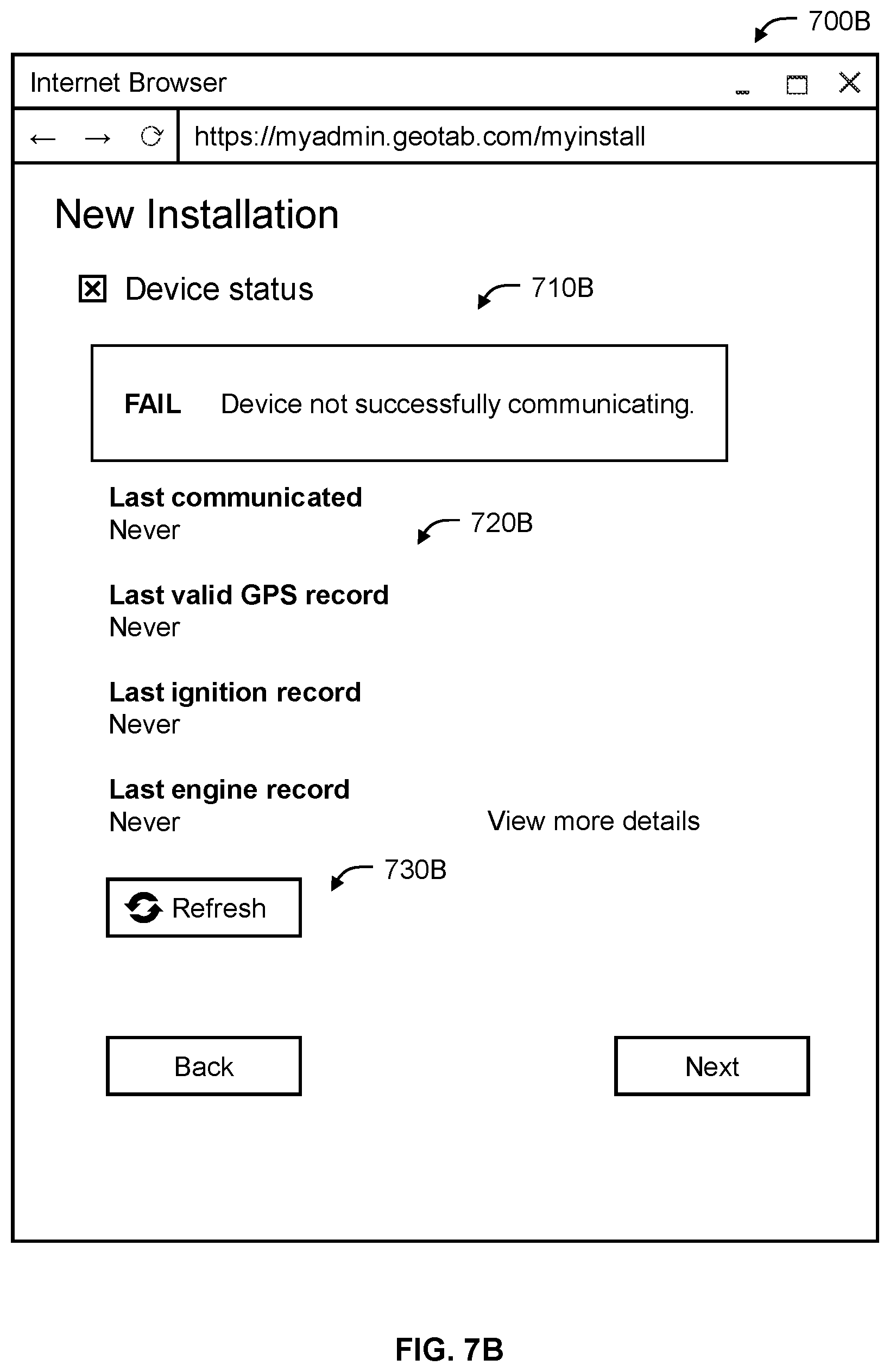 Patent US12106614 Figure 8 – Systems and methods for validating telematics device installations