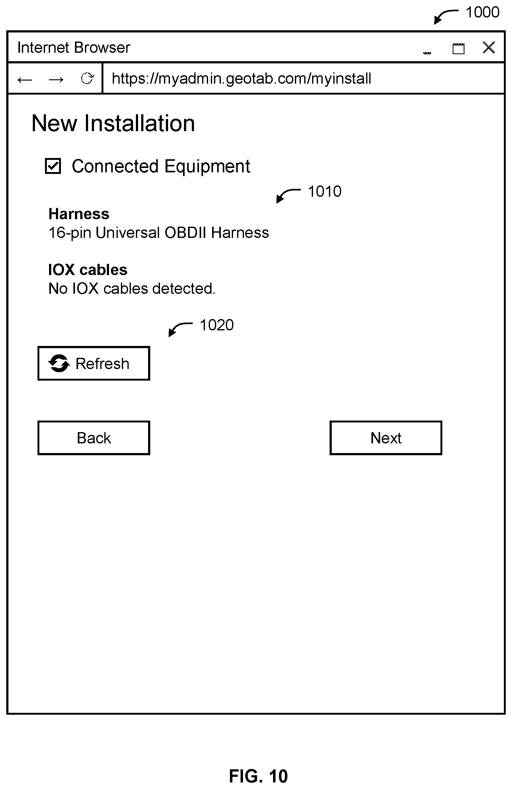 Patent US12106614 Figure 11 – Systems and methods for validating telematics device installations