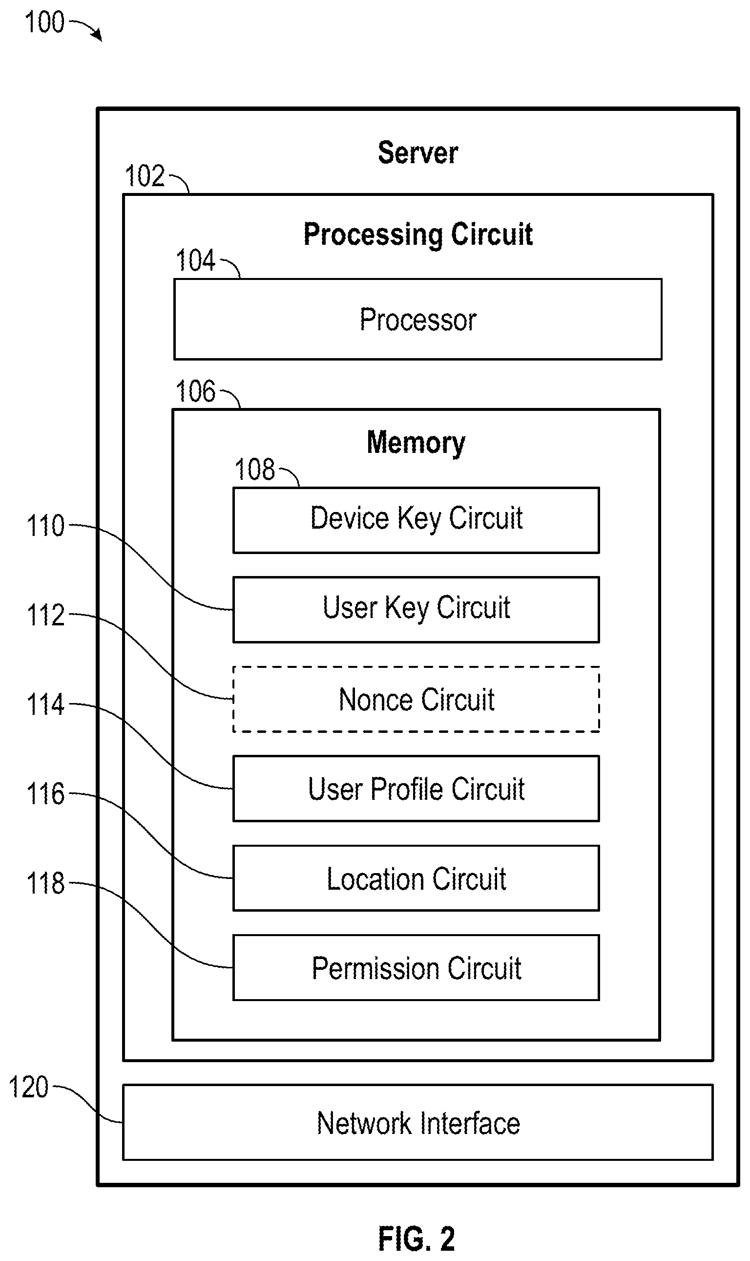 Patent US12106618 Figure 2 – Isolation device