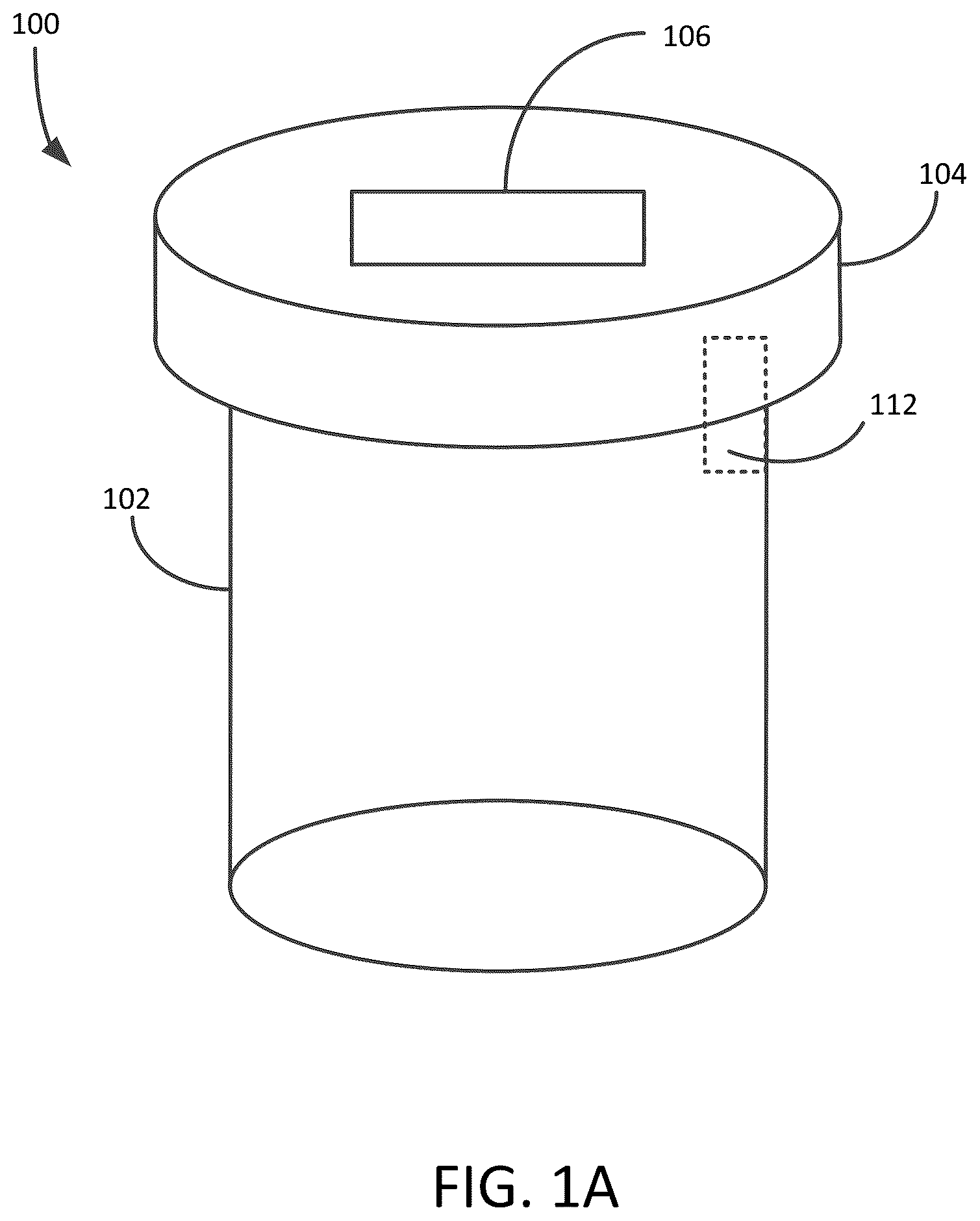 Patent US12106620 Figure 1 – Locking medication containers and methods of use thereof