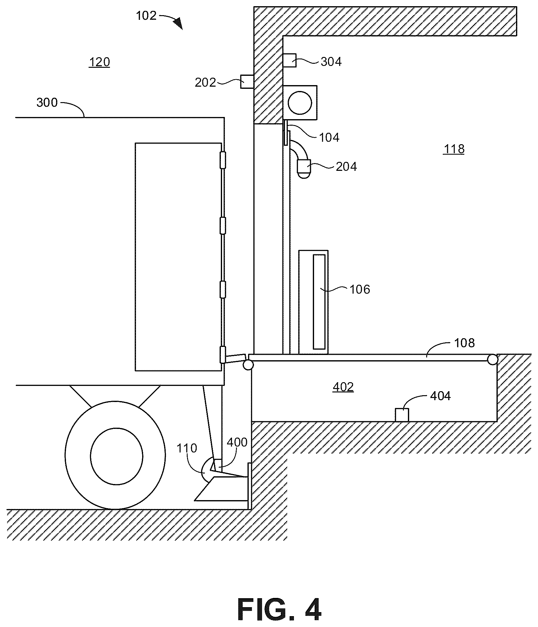 Patent US12106621 Figure 4 – Methods and apparatus to monitor and manage loading docks and facility operations
