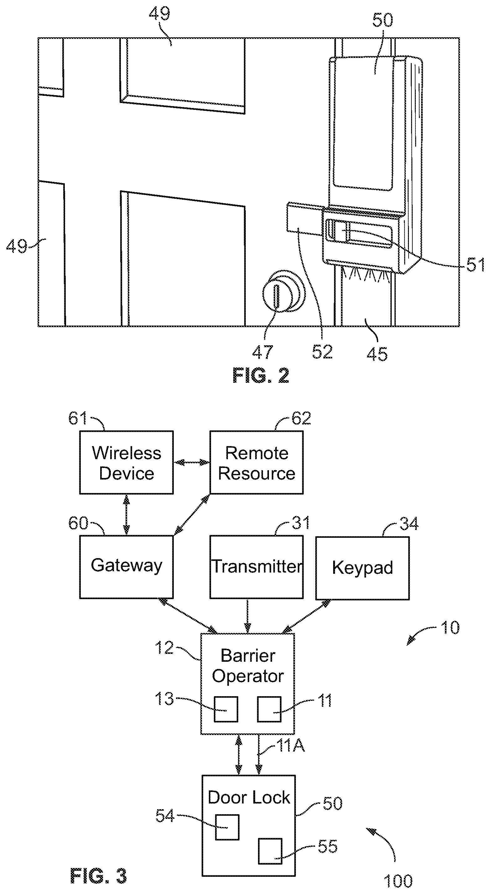 Patent US12106623 Figure 2 – System and method for facilitating access to a secured area