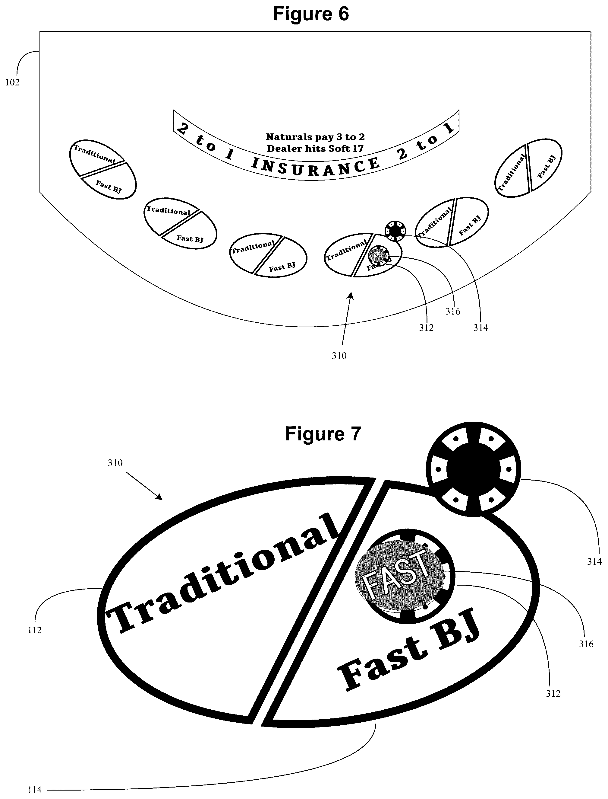 Patent US12106627 Figure 3 – Gaming table device and method for use and supervision of game play
