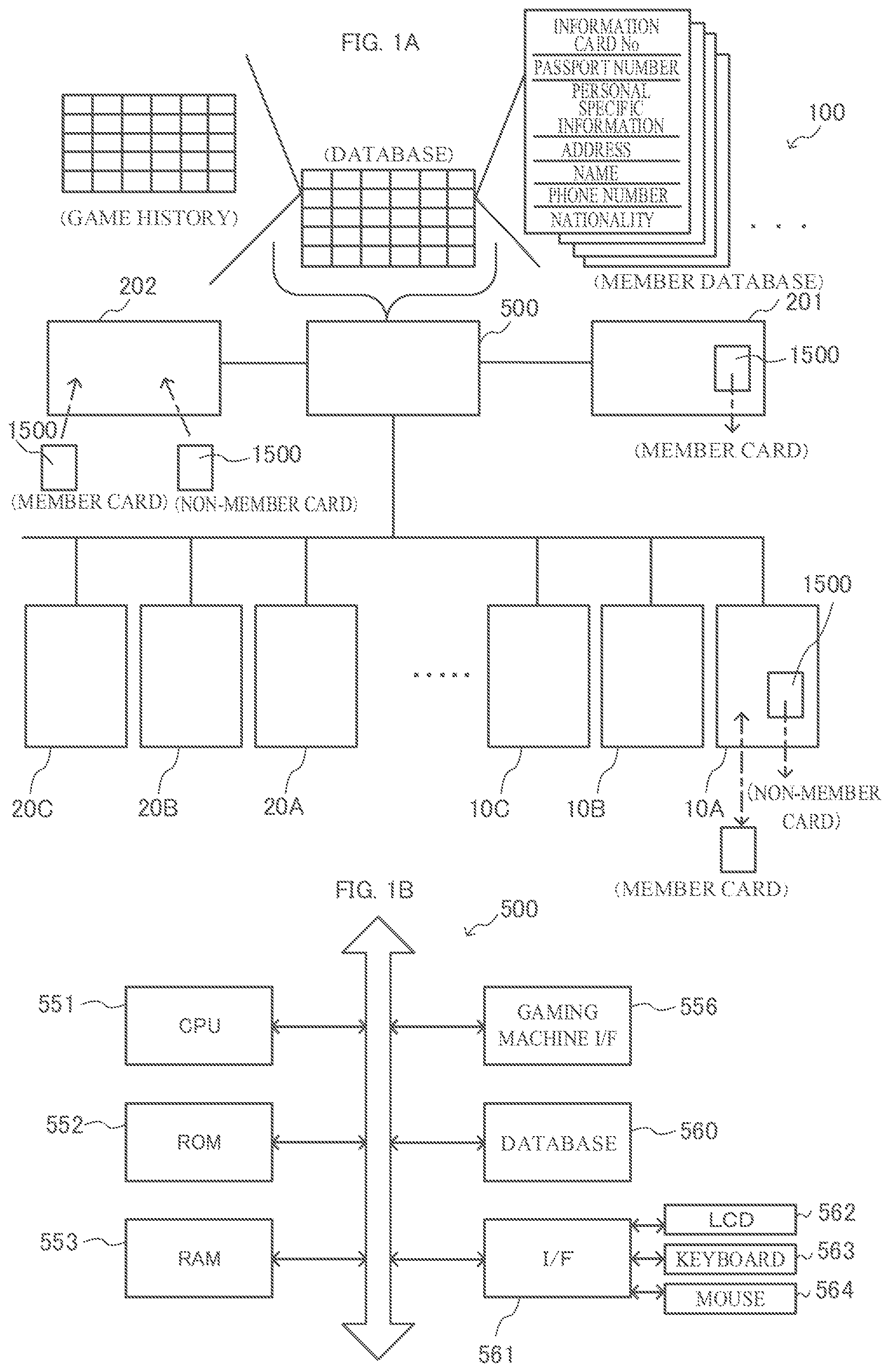 Patent US12106629 Figure 1 – Terminal apparatus and information management system, for information regarding inserted currency