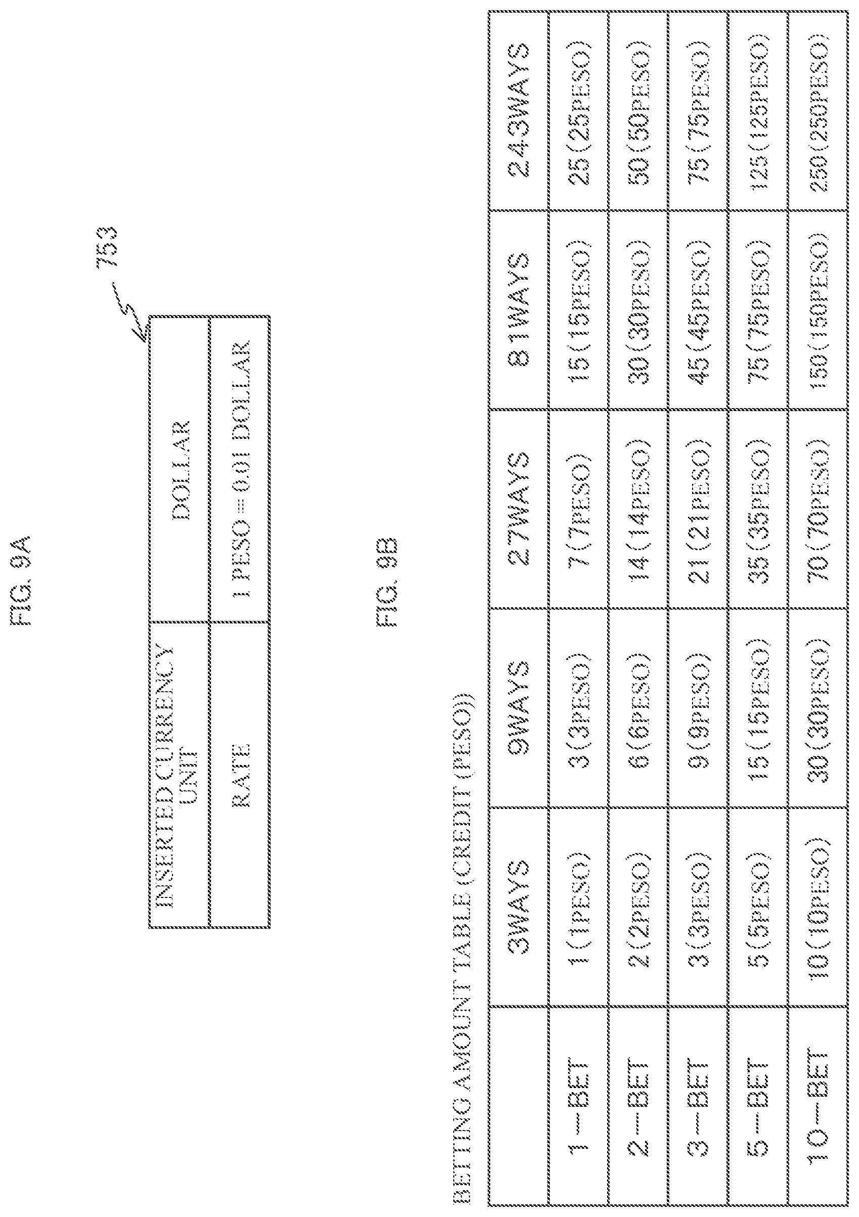 Patent US12106629 Figure 9 – Terminal apparatus and information management system, for information regarding inserted currency