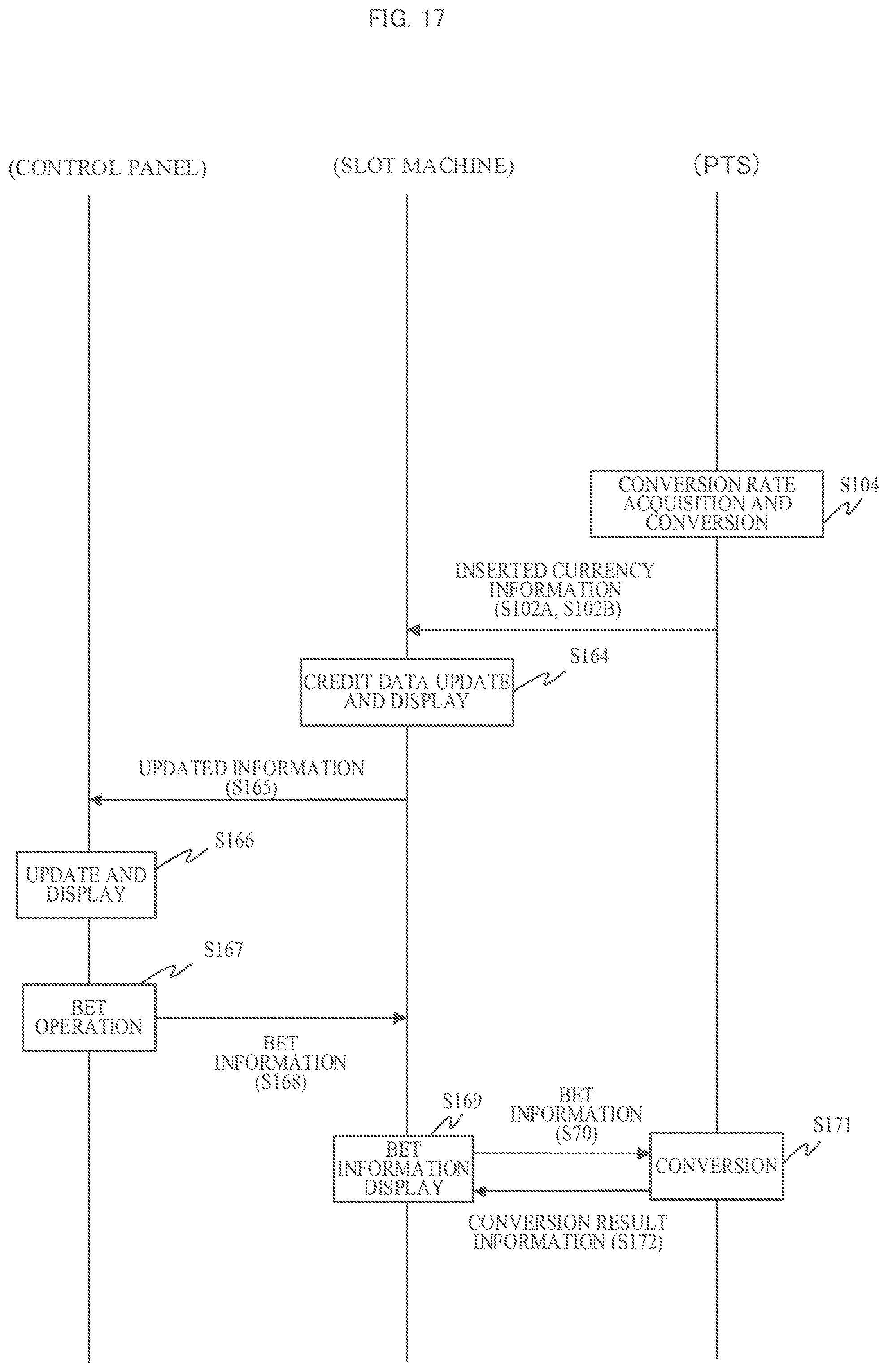 Patent US12106629 Figure 18 – Terminal apparatus and information management system, for information regarding inserted currency