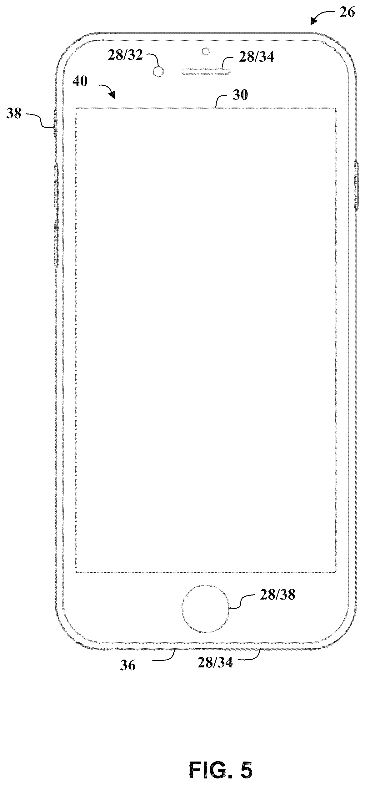 Patent US12106630 Figure 5 – Casino management system with a patron facial recognition system and methods of operating same