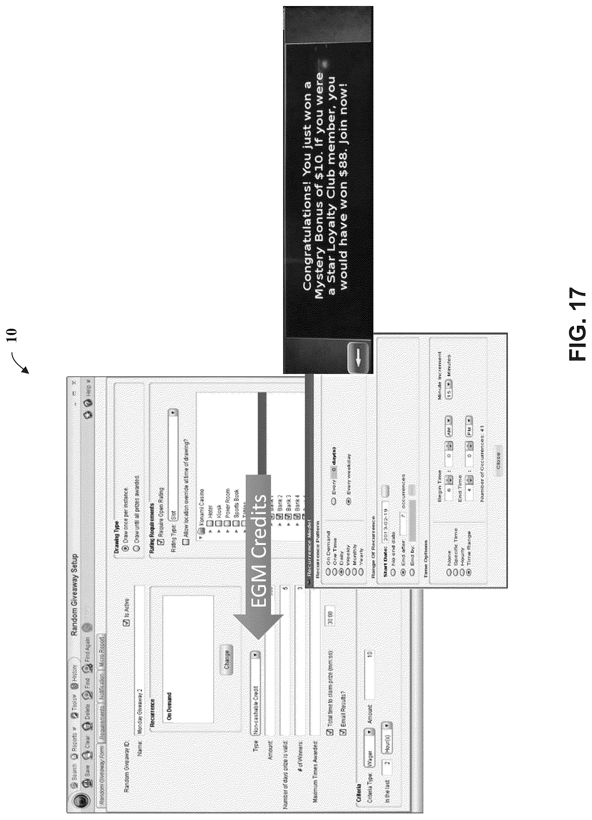 Patent US12106630 Figure 18 – Casino management system with a patron facial recognition system and methods of operating same