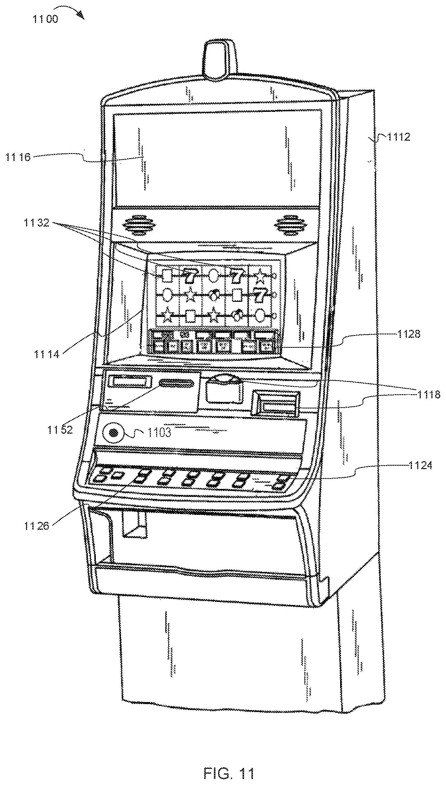 Patent US12106632 Figure 11 – Transferring awards via optical machine readable data representation images