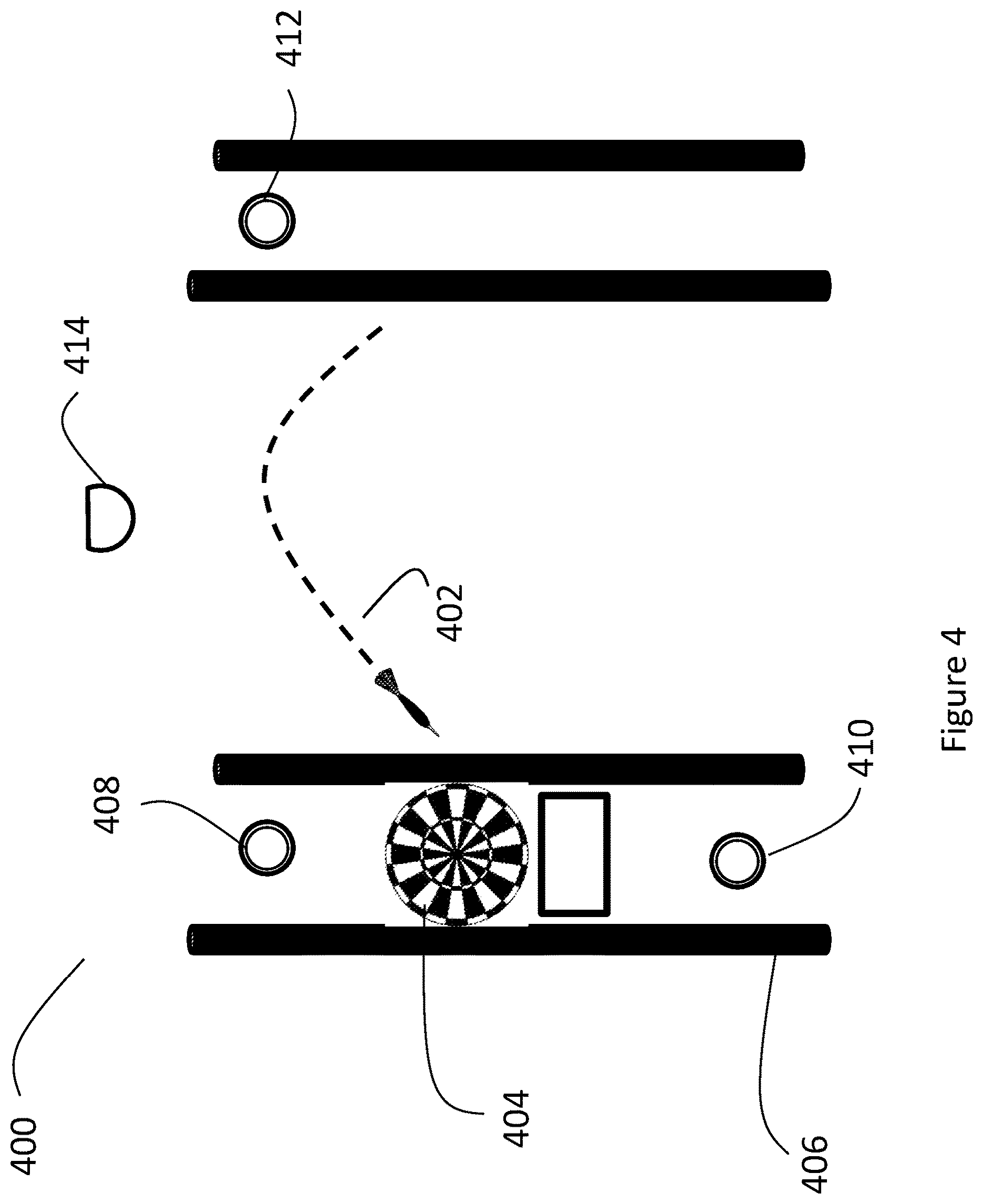 Patent US12106636 Figure 4 – System and method for enabling wagering event between sports activity players with stored event metrics