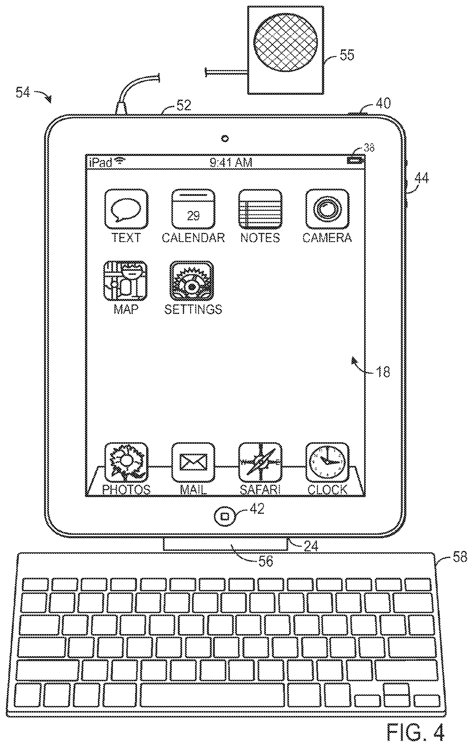 Patent US12106641 Figure 3 – Devices and methods for locating accessories of an electronic device