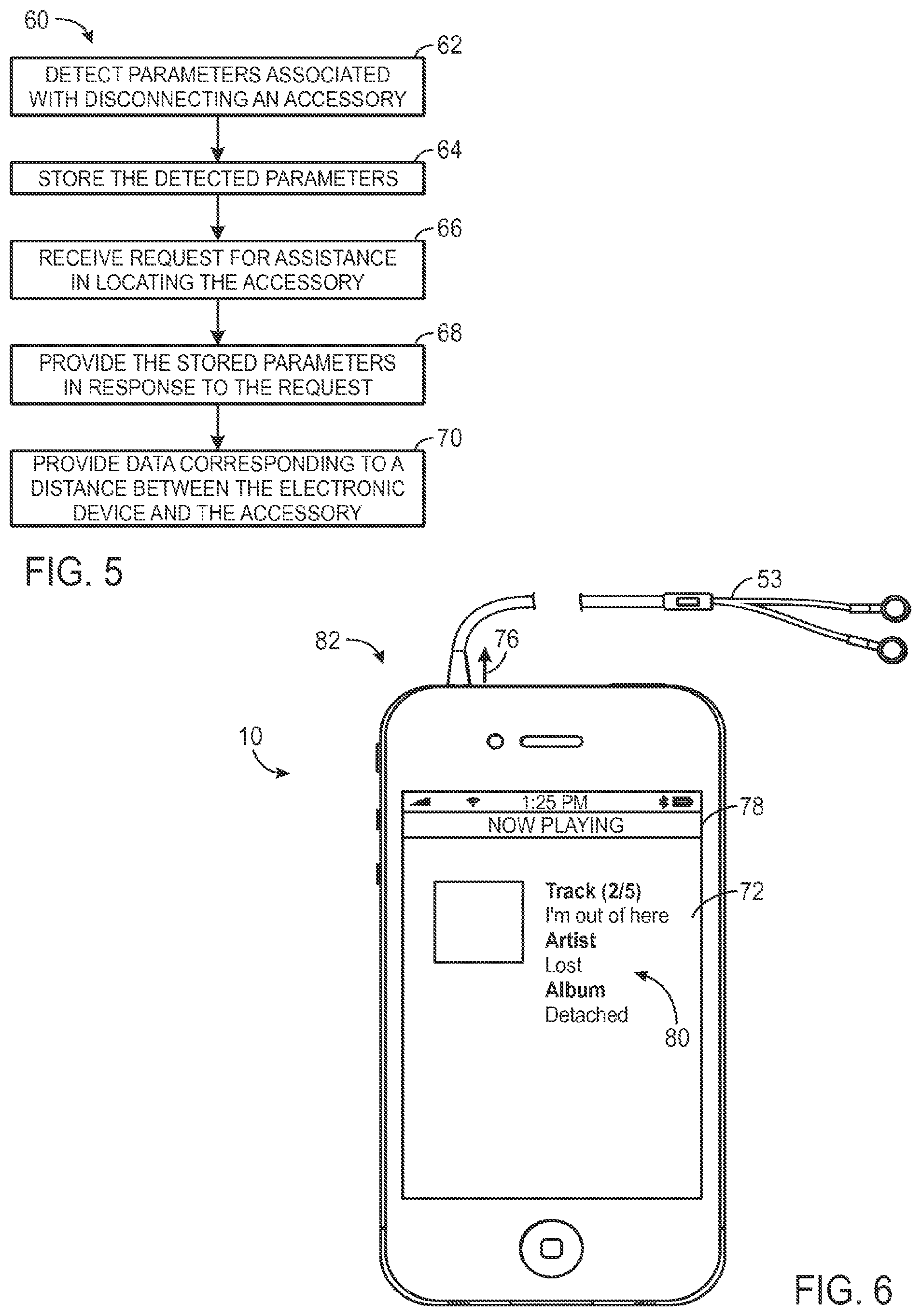 Patent US12106641 Figure 4 – Devices and methods for locating accessories of an electronic device