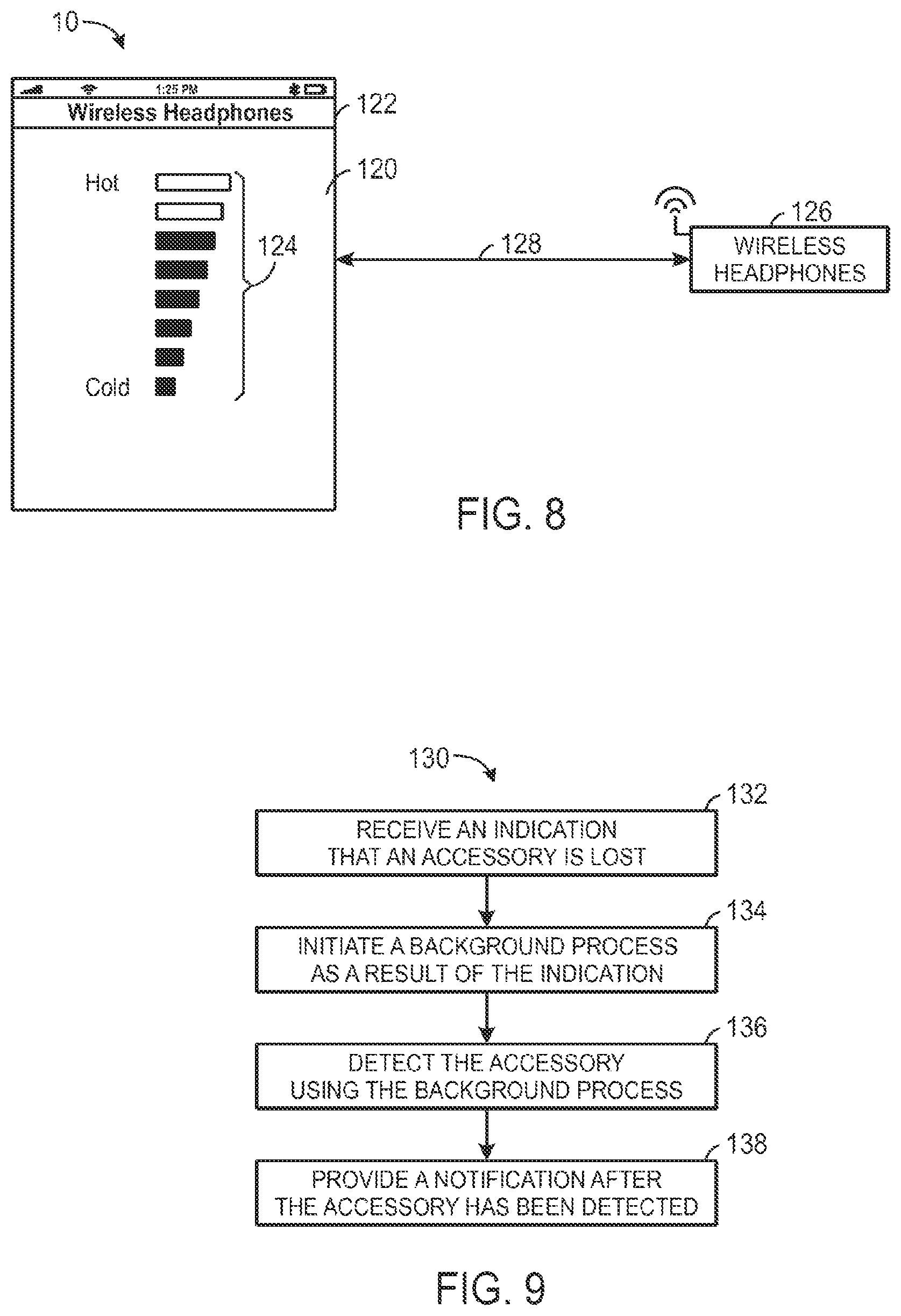 Patent US12106641 Figure 6 – Devices and methods for locating accessories of an electronic device