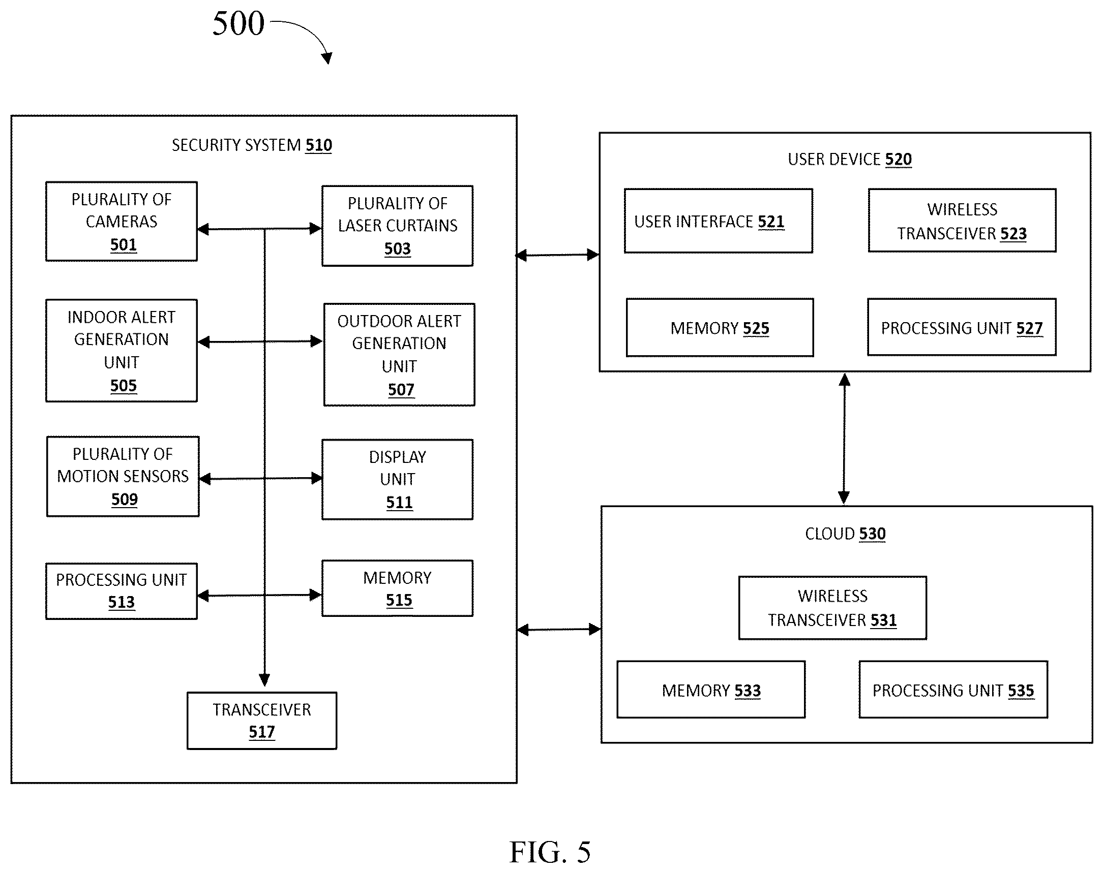 Patent US12106642 Figure 6 – Methods and systems for monitoring and reporting security breach of a property